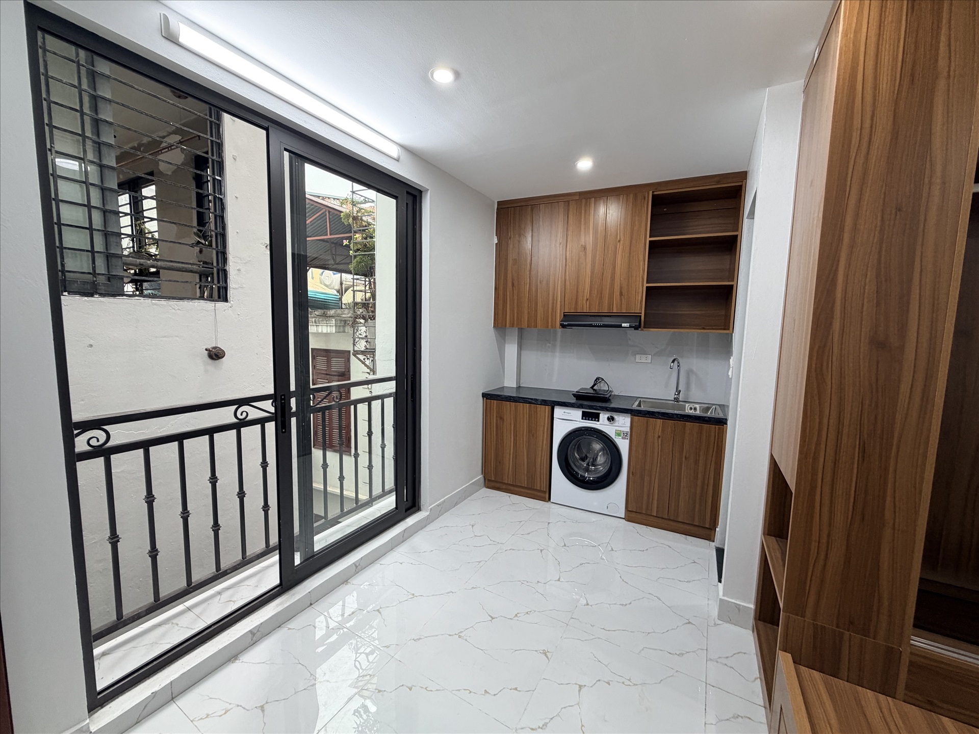 Phòng trọ Studio 25m2 tại Sunshine Quan Nhân - Thanh Xuân - Phòng bếp