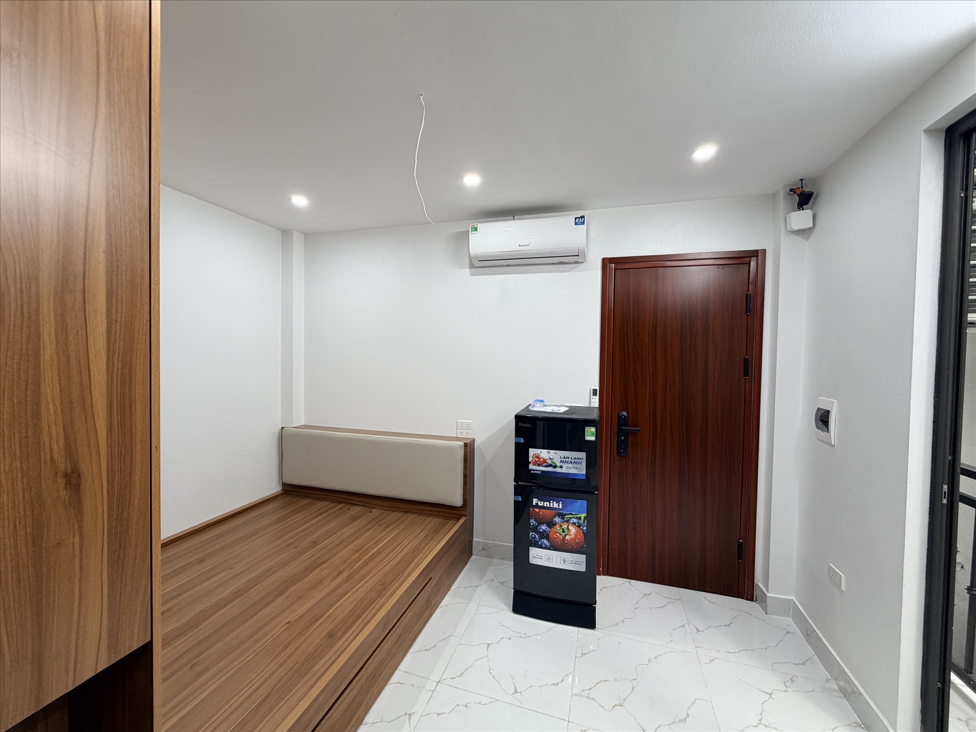 Phòng trọ Studio 25m2 tại Sunshine Quan Nhân - Thanh Xuân - Phòng ngủ
