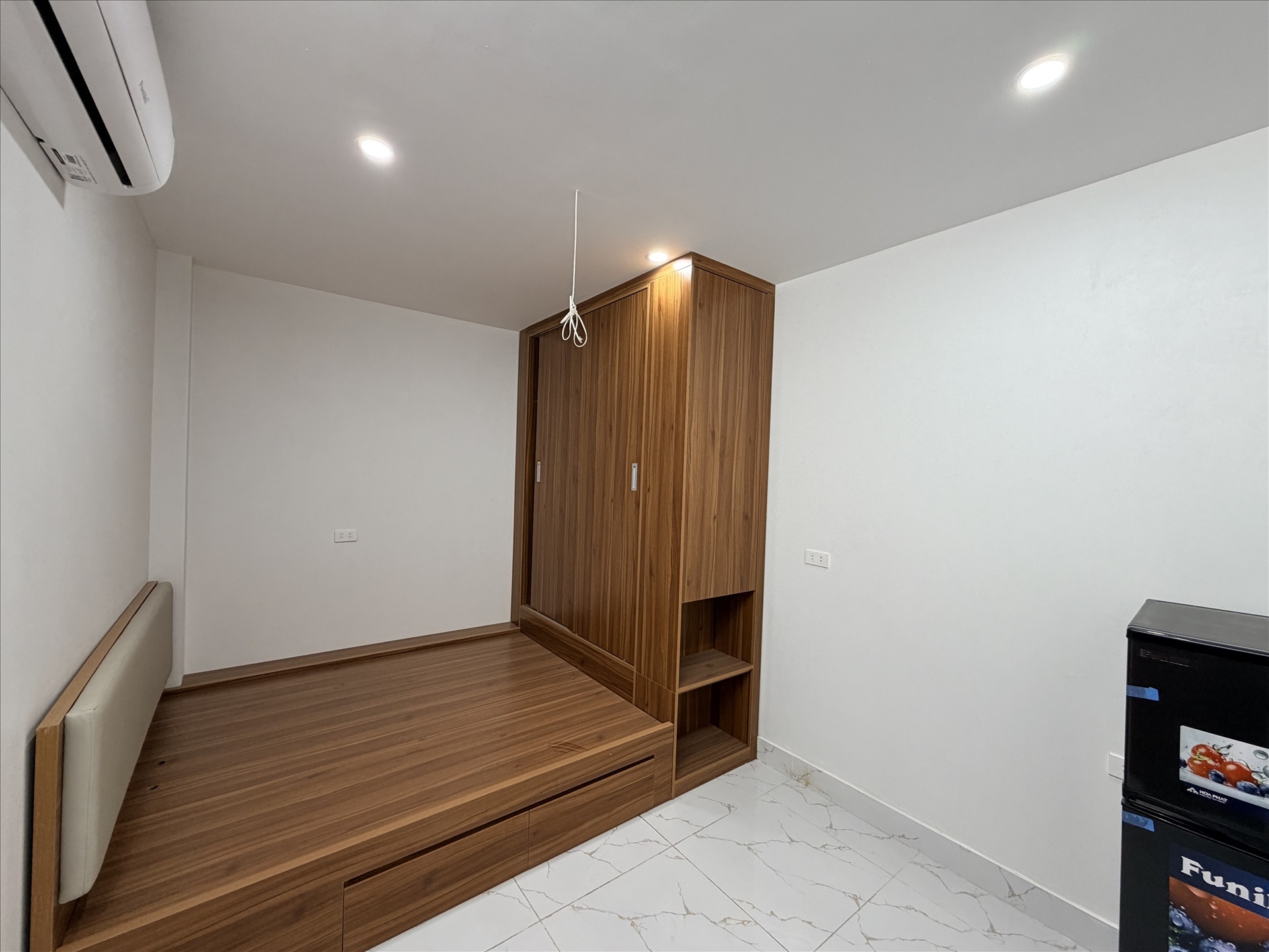 Phòng trọ Studio 22m2 tại Sunshine Quan Nhân - Thanh Xuân - Phòng ngủ