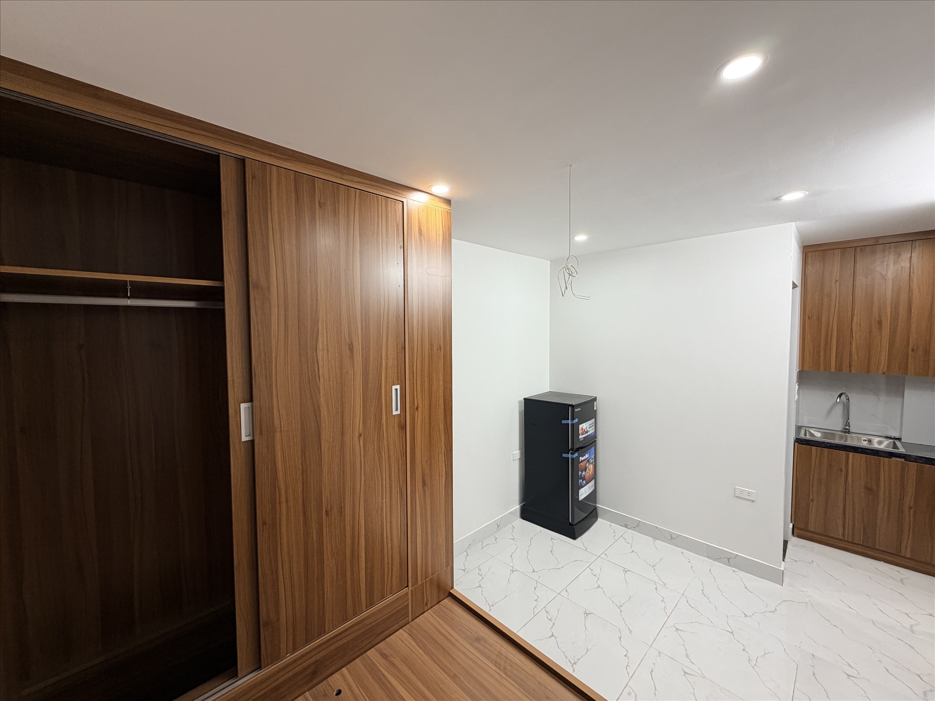 Phòng trọ Studio 22m2 tại Sunshine Quan Nhân - Thanh Xuân - Phòng ngủ