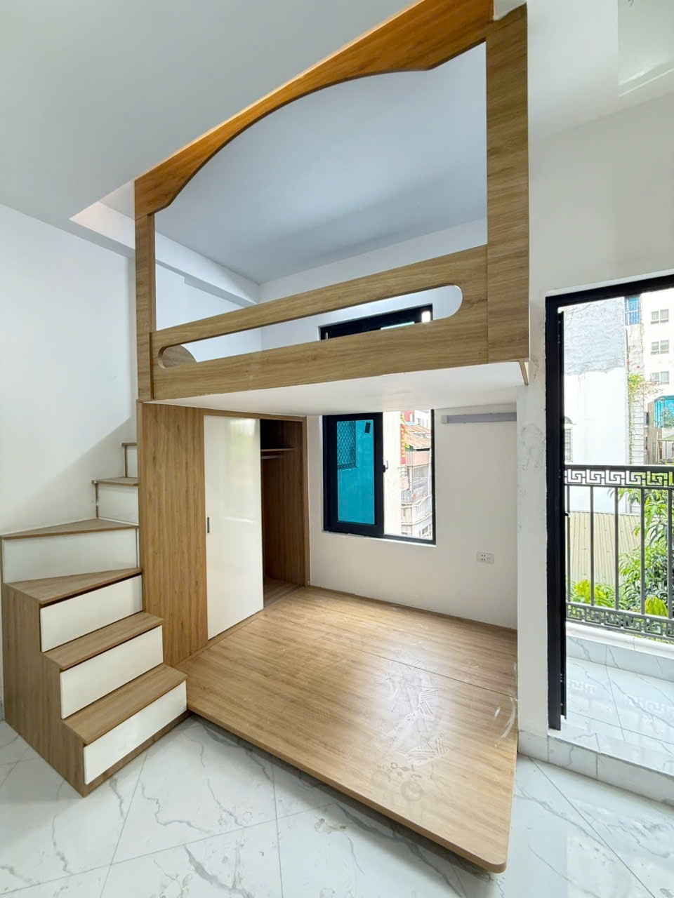Phòng trọ Studio 25m2 tại Sunshine Chính Kinh - Thanh Xuân - Phòng ngủ