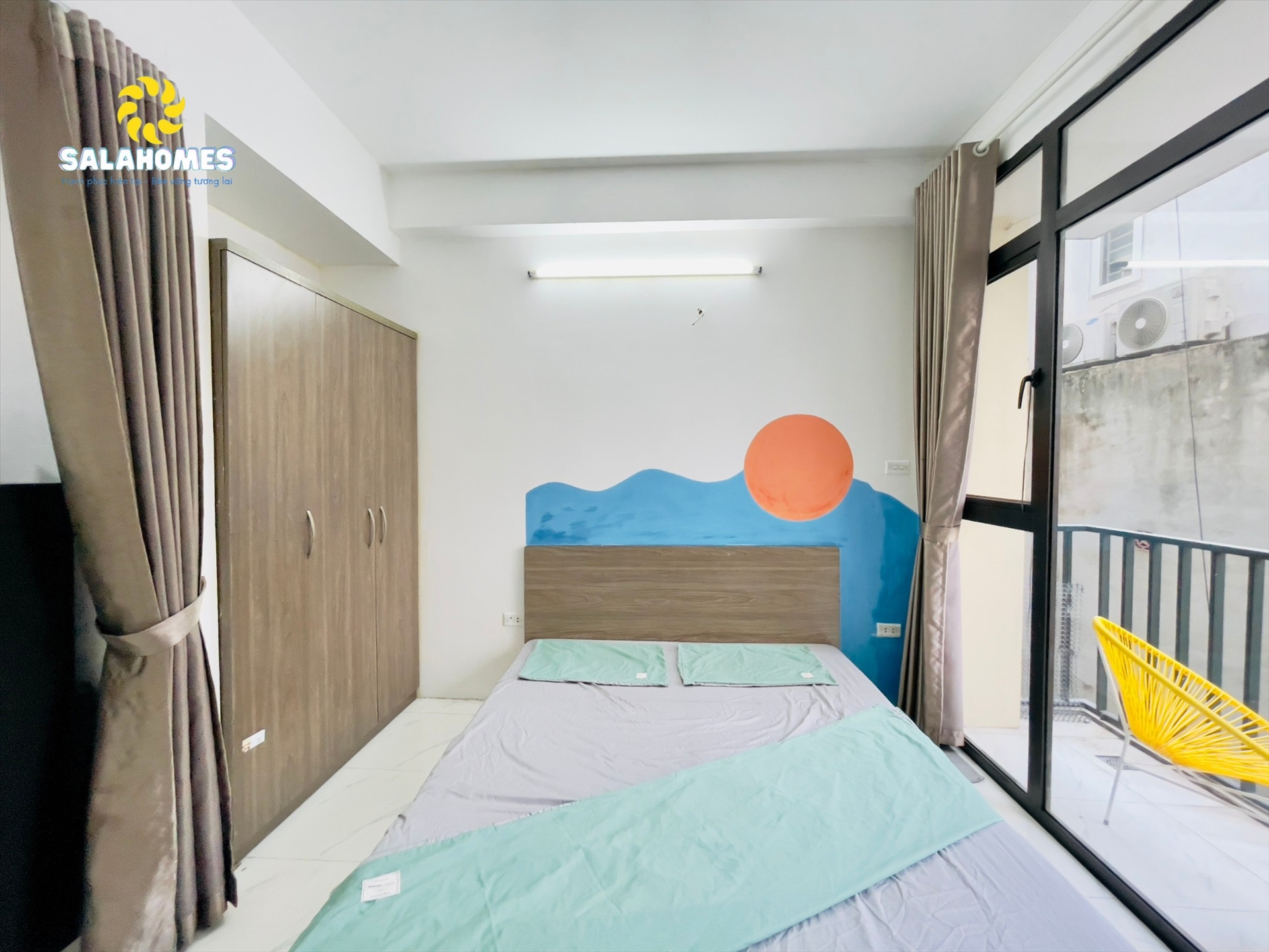 Phòng trọ 2 Phòng ngủ 49m2 tại Salahomes Khương Trung - Thanh Xuân - Phòng ngủ