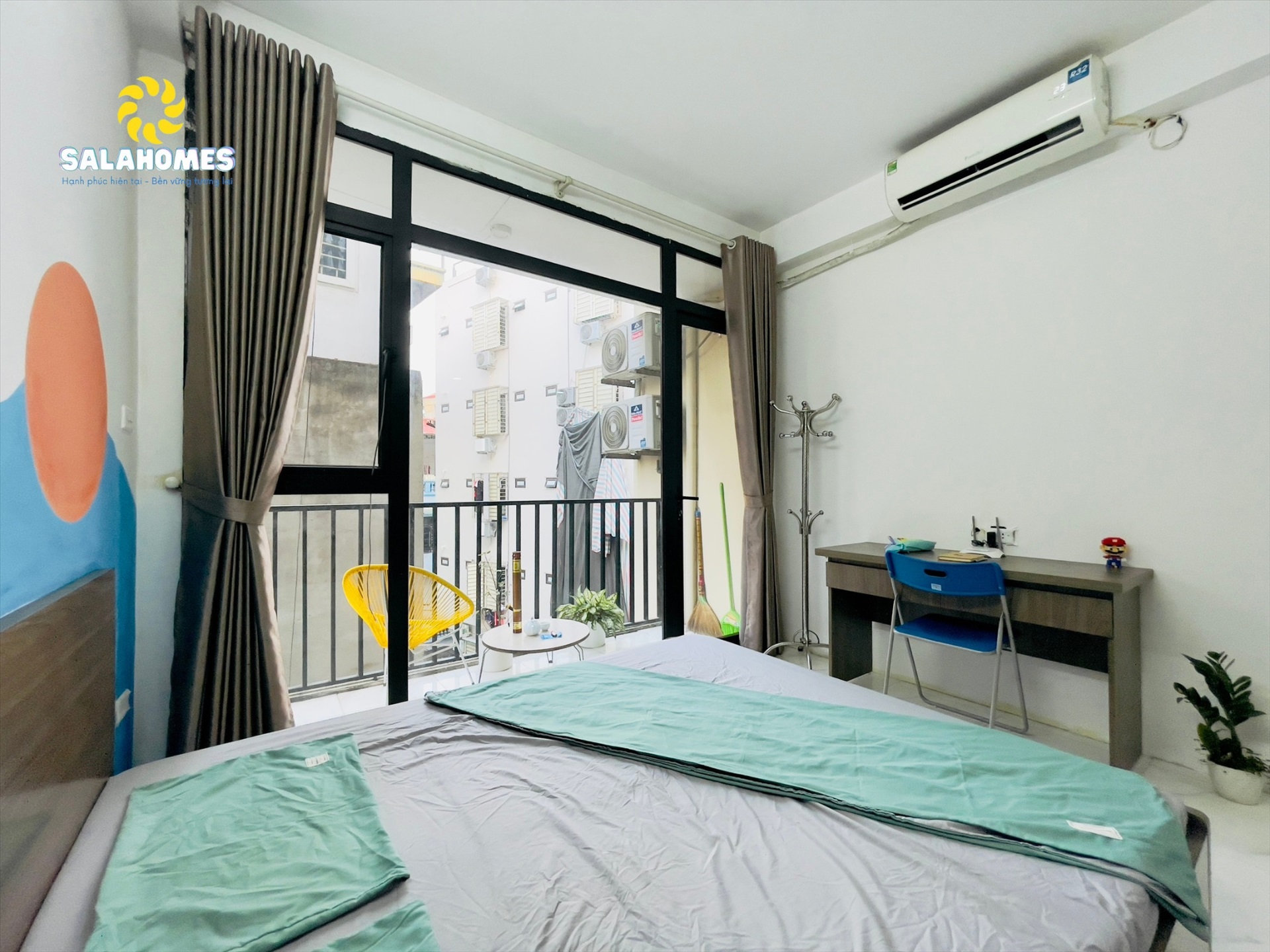 Phòng trọ 2 Phòng ngủ 49m2 tại Salahomes Khương Trung - Thanh Xuân - Phòng ngủ