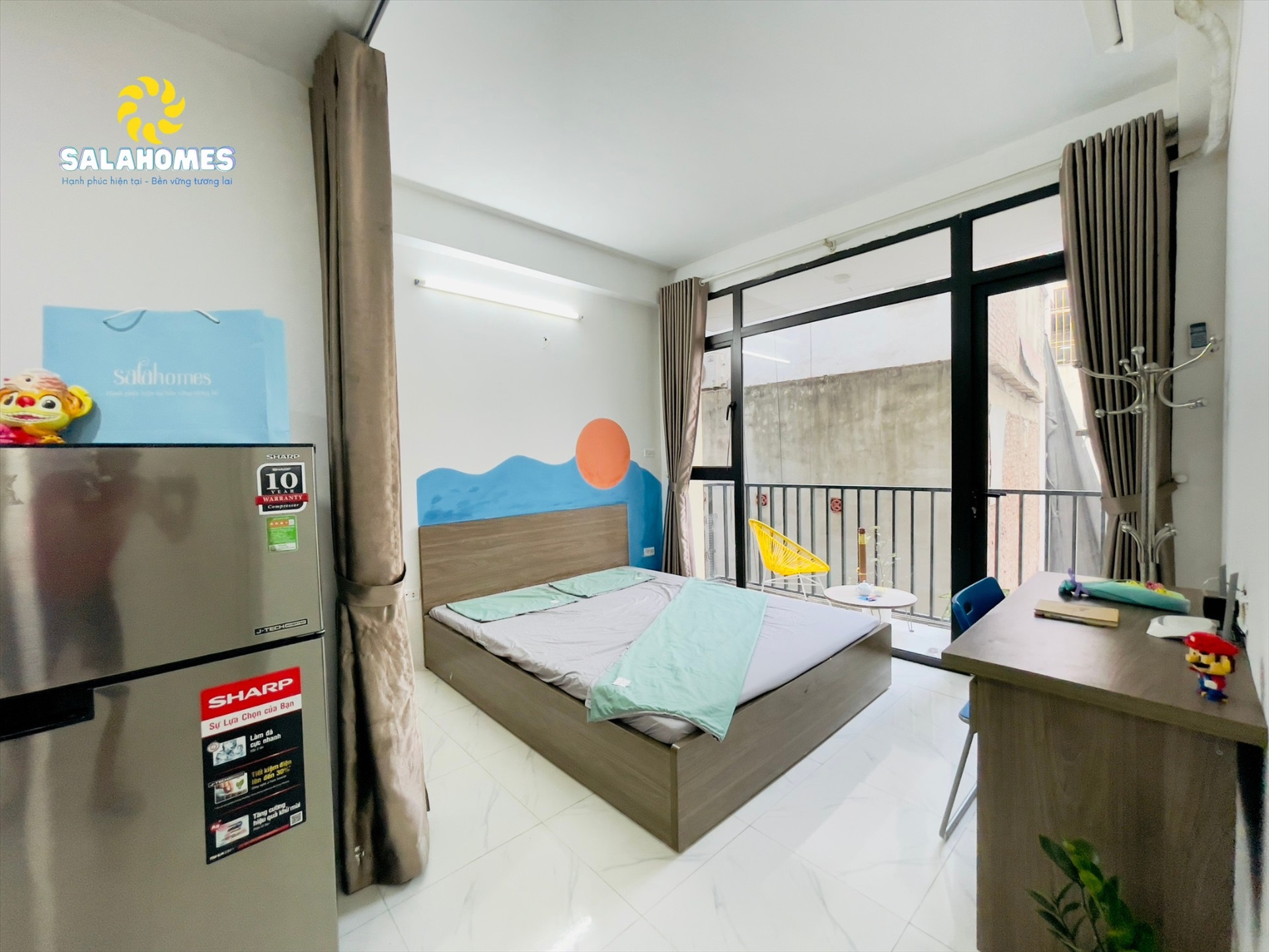 Phòng trọ 2 Phòng ngủ 49m2 tại Salahomes Khương Trung - Thanh Xuân - Phòng ngủ