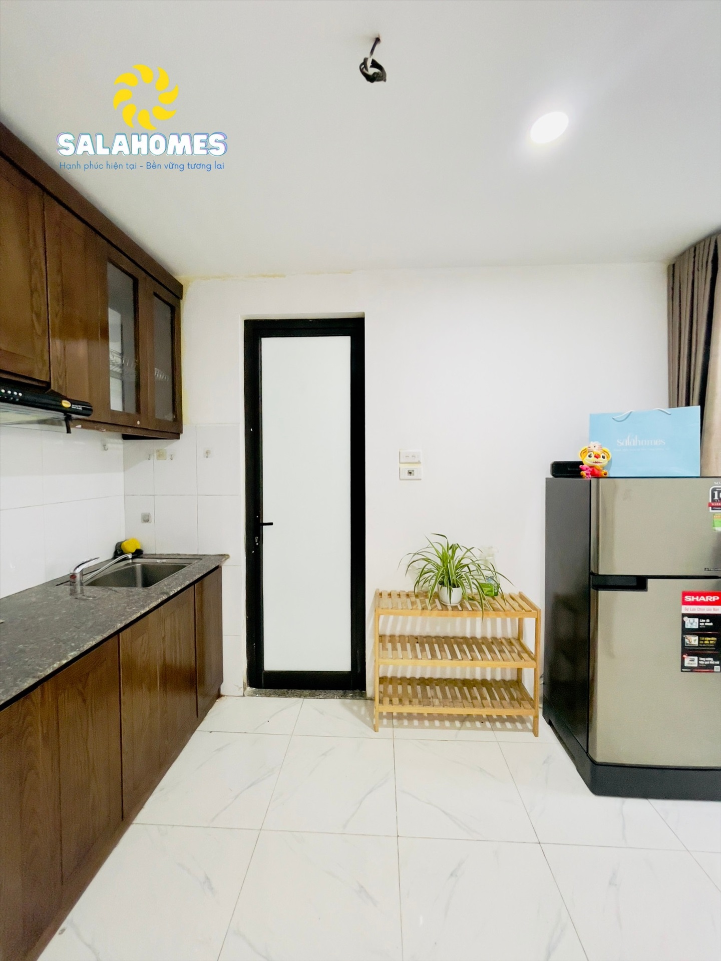Phòng trọ 2 Phòng ngủ 49m2 tại Salahomes Khương Trung - Thanh Xuân - Phòng bếp
