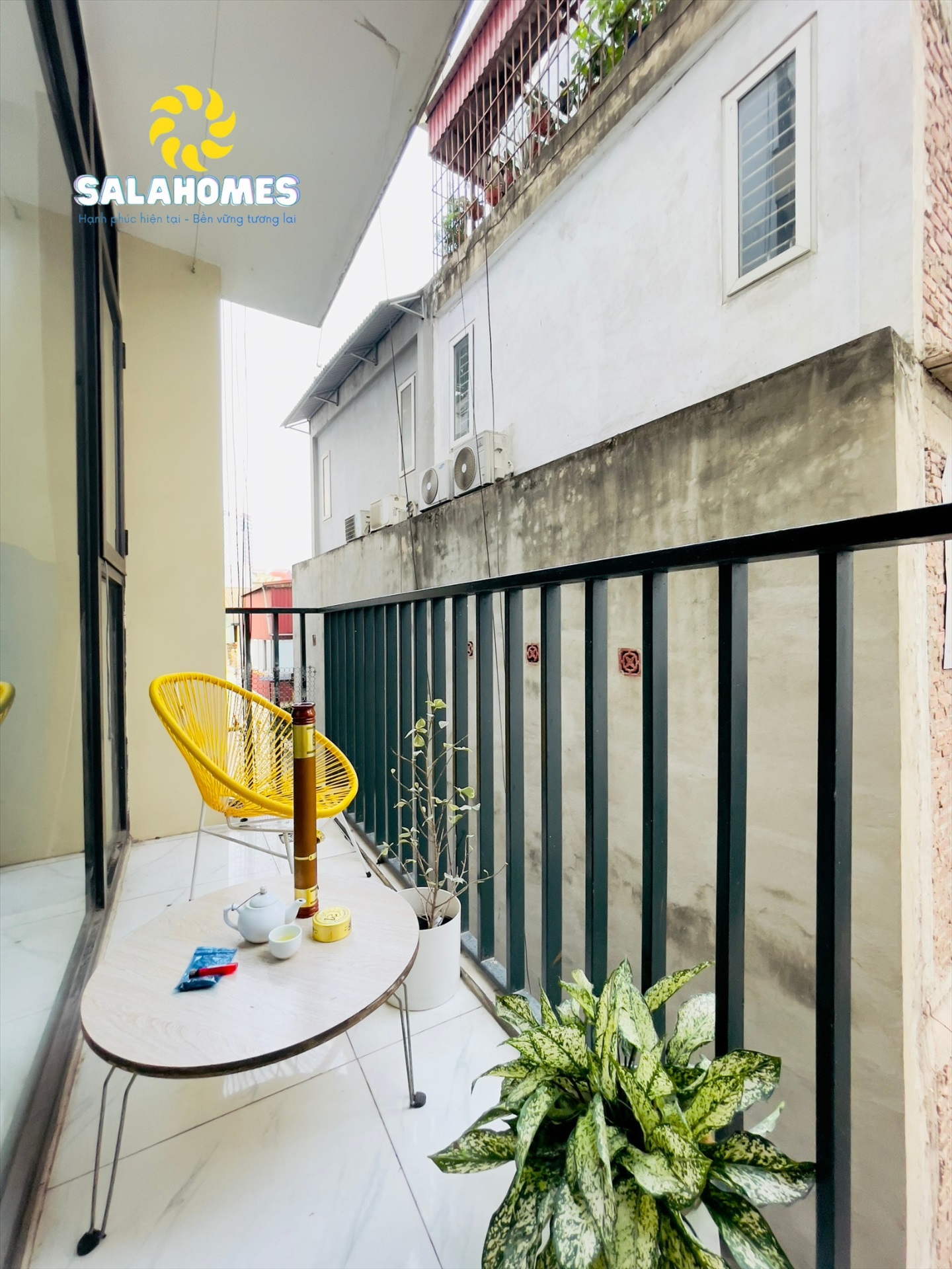 Phòng trọ 2 Phòng ngủ 49m2 tại Salahomes Khương Trung - Thanh Xuân - Ban công