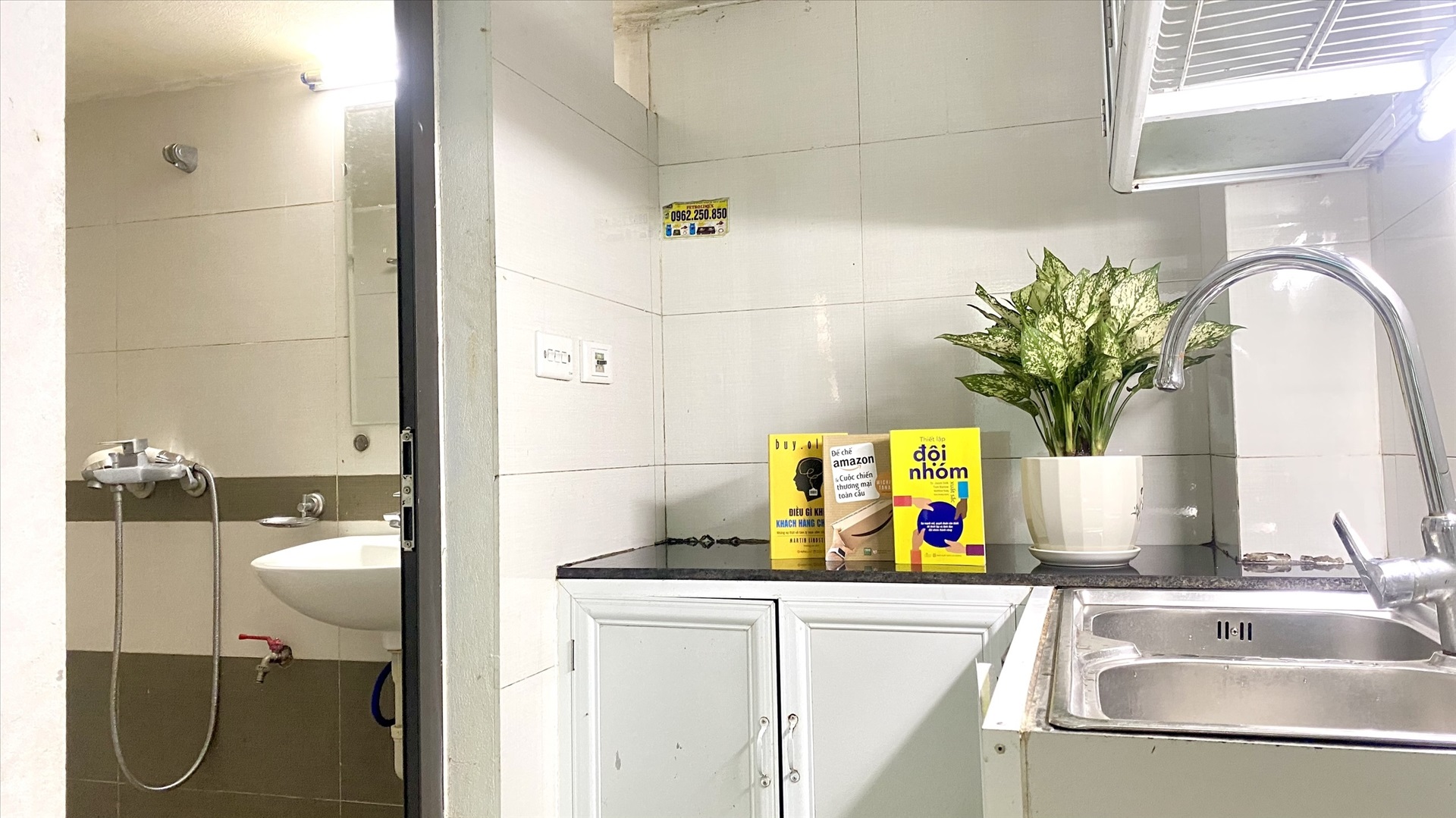 Phòng trọ Duplex 25m2 tại Suha Home Trần Thái Tông - Cầu Giấy - Phòng bếp