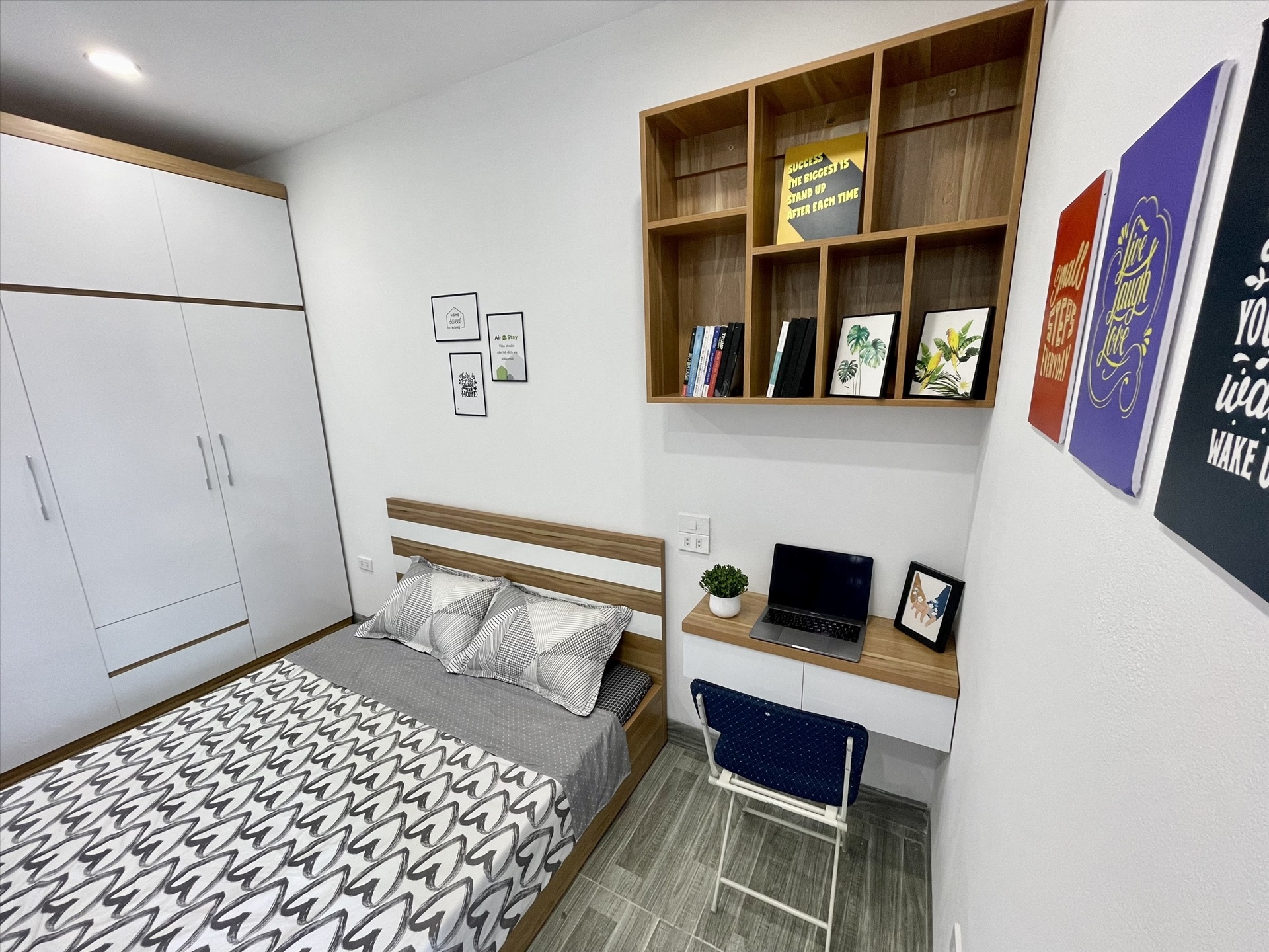 Phòng trọ Studio 24m2 tại Airstay Hoàng Mai - Hoàng Mai - Phòng ngủ