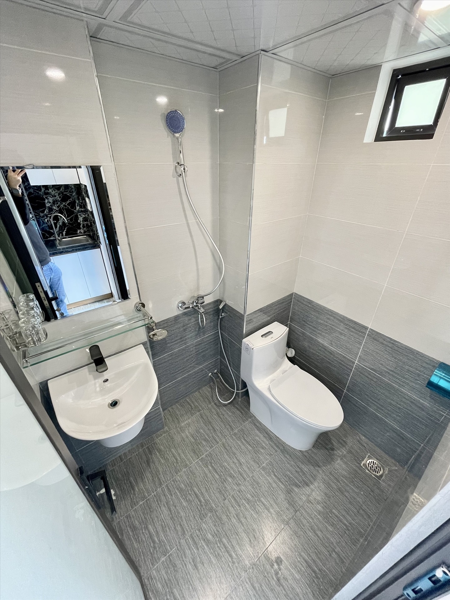 Phòng trọ Studio 24m2 tại Airstay Hoàng Mai - Hoàng Mai - Phòng tắm