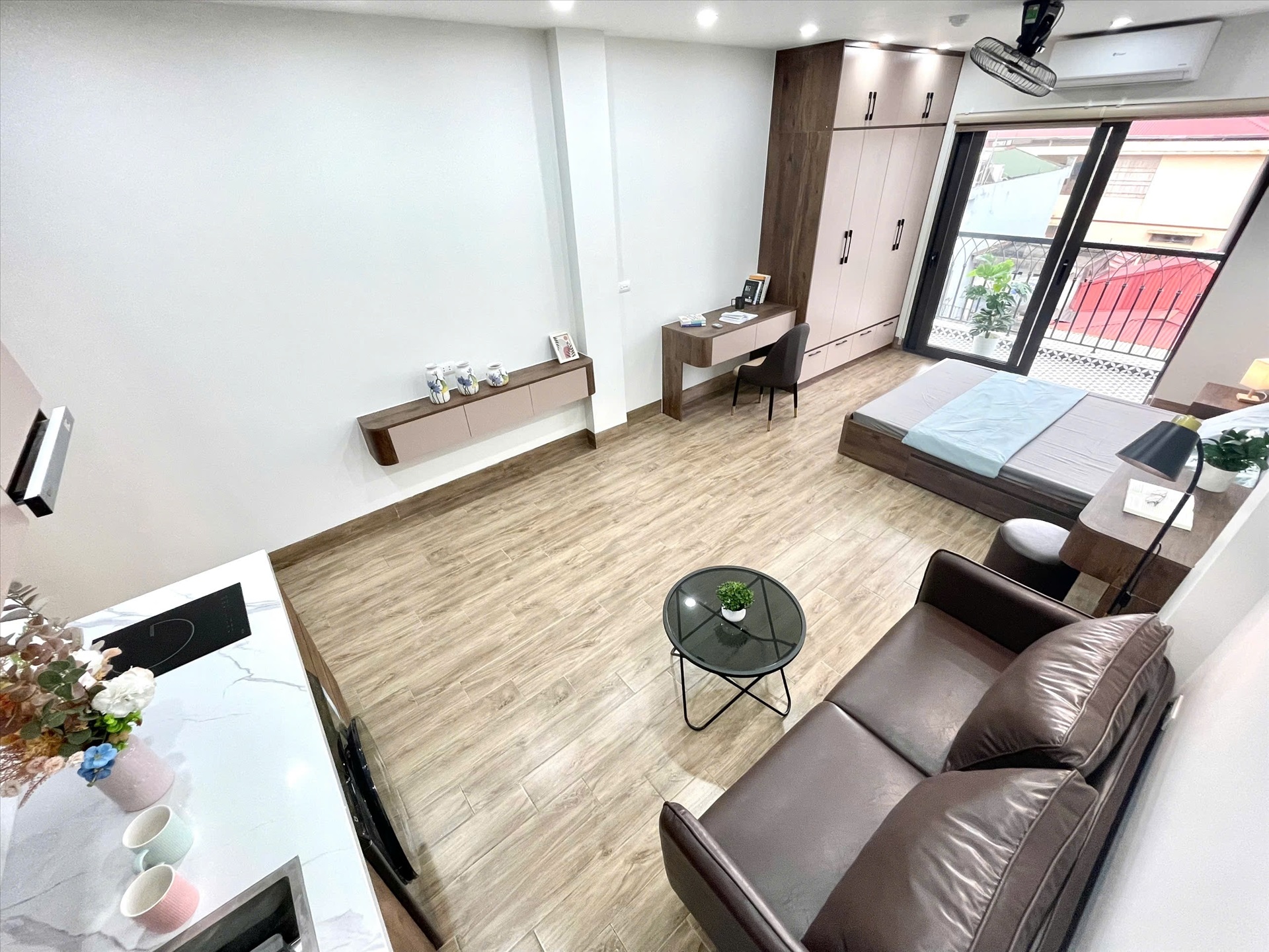 Phòng trọ Studio 40m2 tại Airstay Vương Thừa Vũ - Thanh Xuân - Phòng khách