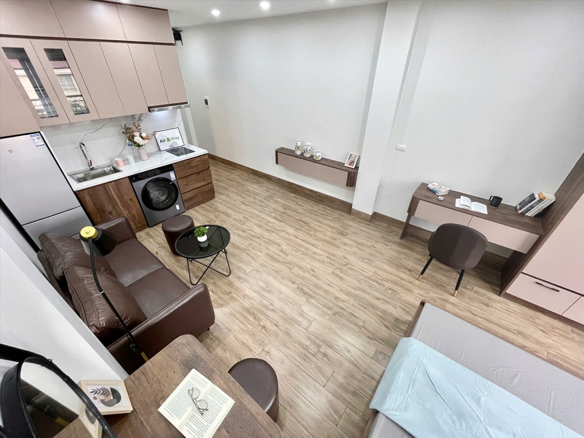 Phòng trọ Studio 40m2 tại Airstay Vương Thừa Vũ - Thanh Xuân - Phòng khách