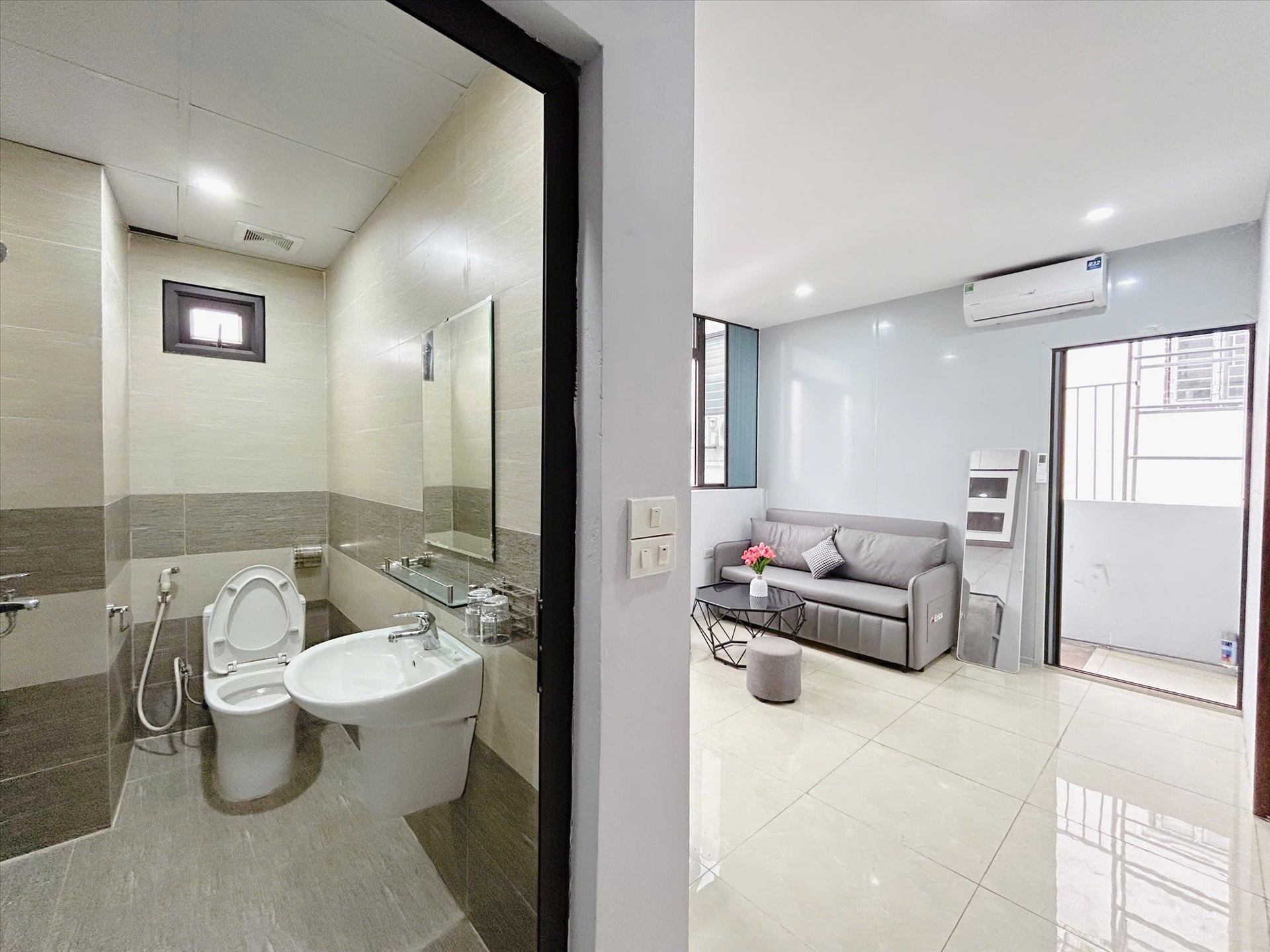 Phòng trọ 1 Phòng ngủ 34m2 tại Suha Home Quan Nhân - Thanh Xuân - Phòng khách