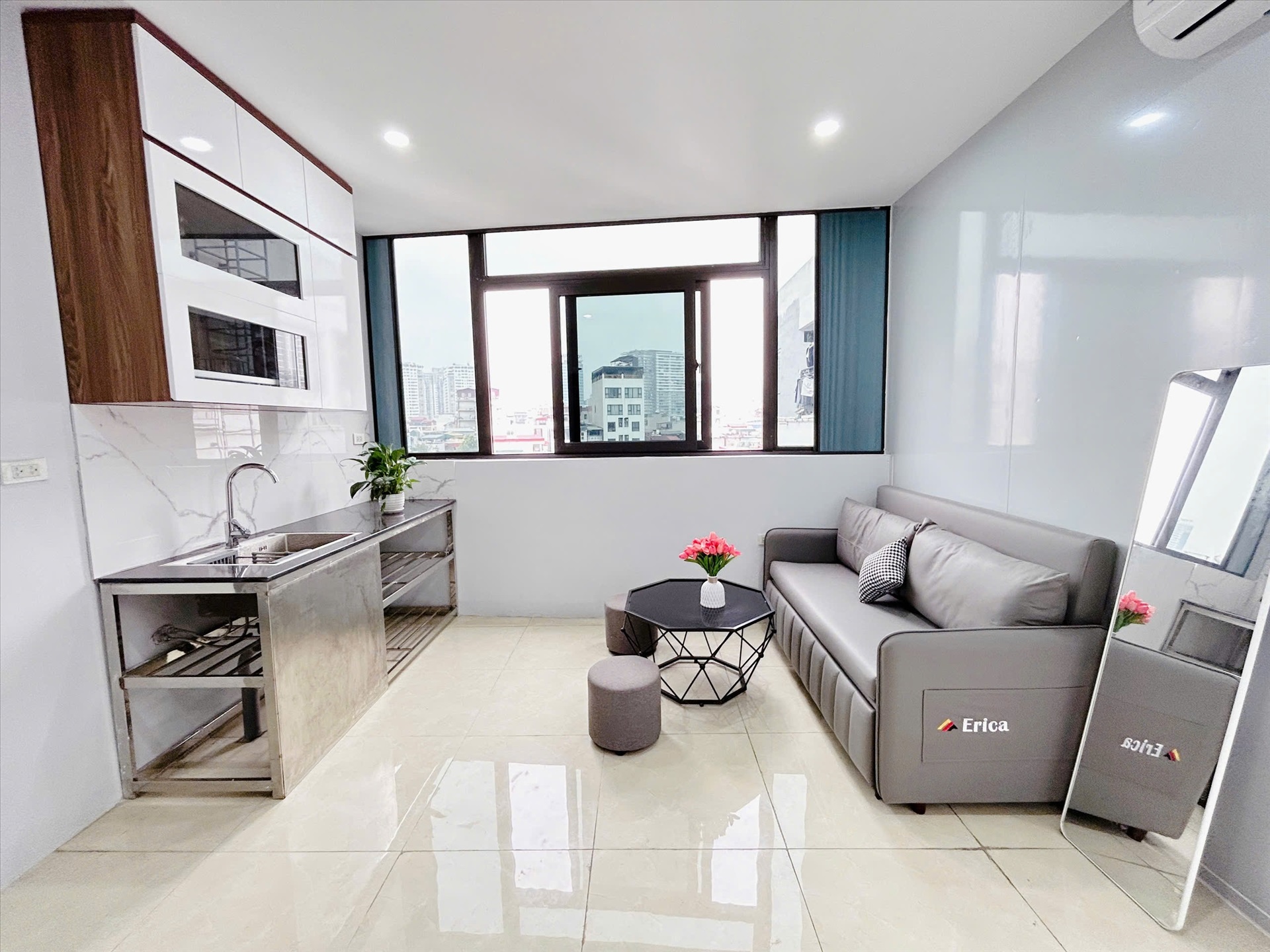 Phòng trọ 1 Phòng ngủ 34m2 tại Suha Home Quan Nhân - Thanh Xuân - Phòng khách