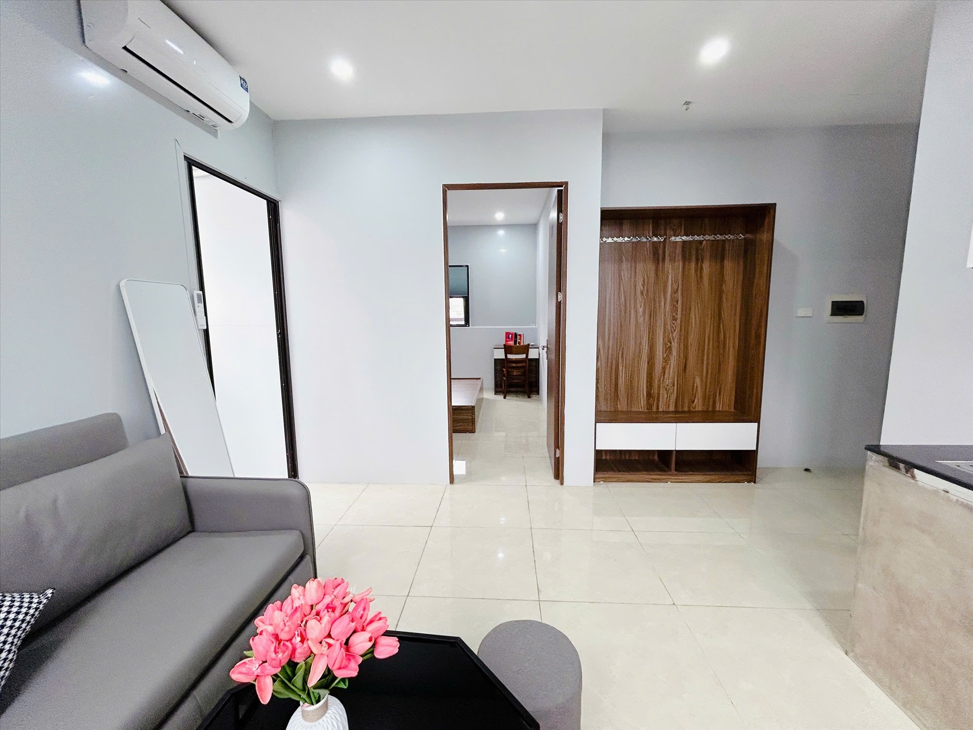 Phòng trọ 1 Phòng ngủ 34m2 tại Suha Home Quan Nhân - Thanh Xuân - Phòng khách
