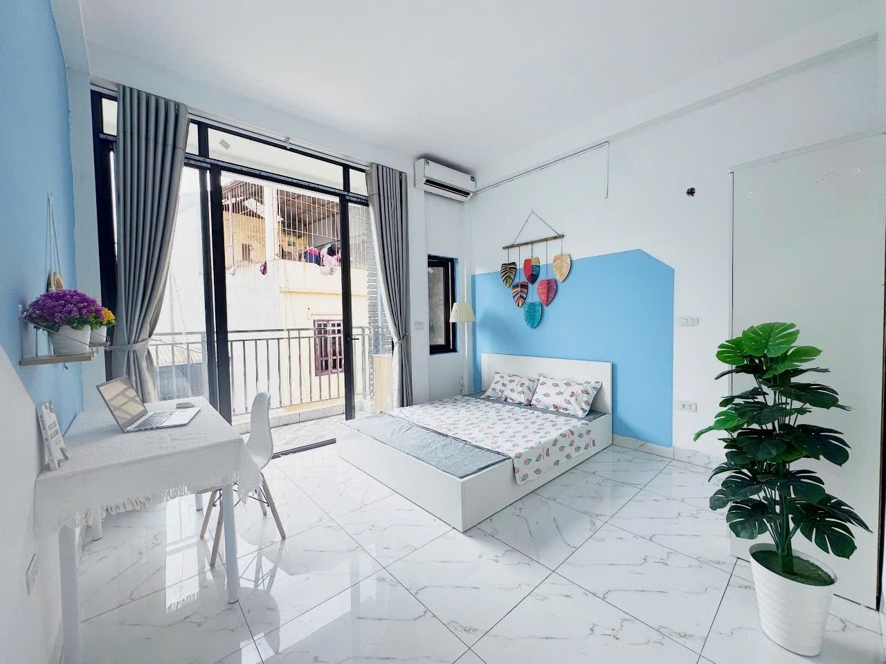Phòng trọ Studio 25m2 tại TL Housing Mỹ Đình - Nam Từ Liêm - Phòng ngủ