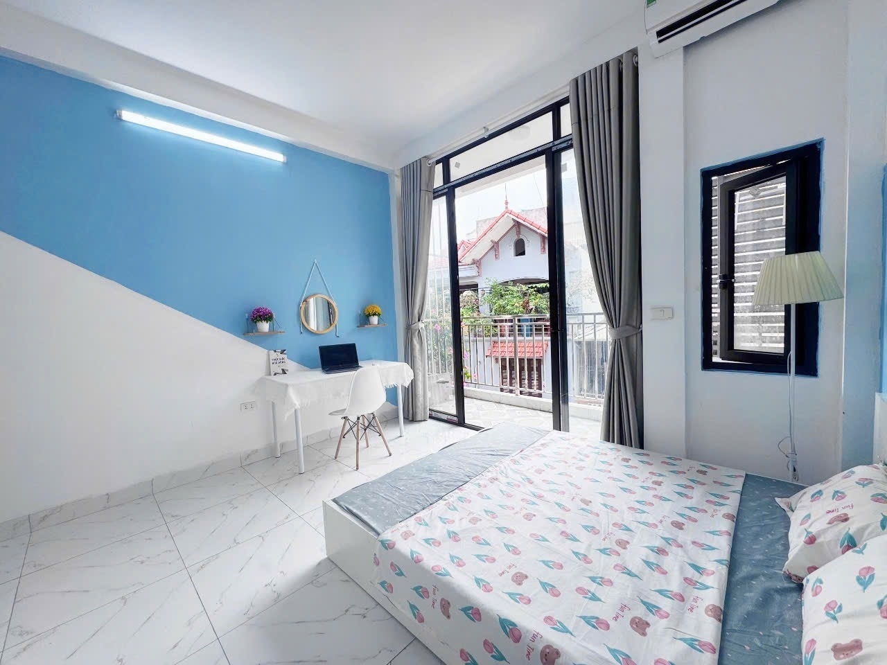 Phòng trọ Studio 25m2 tại TL Housing Mỹ Đình - Nam Từ Liêm - Phòng ngủ