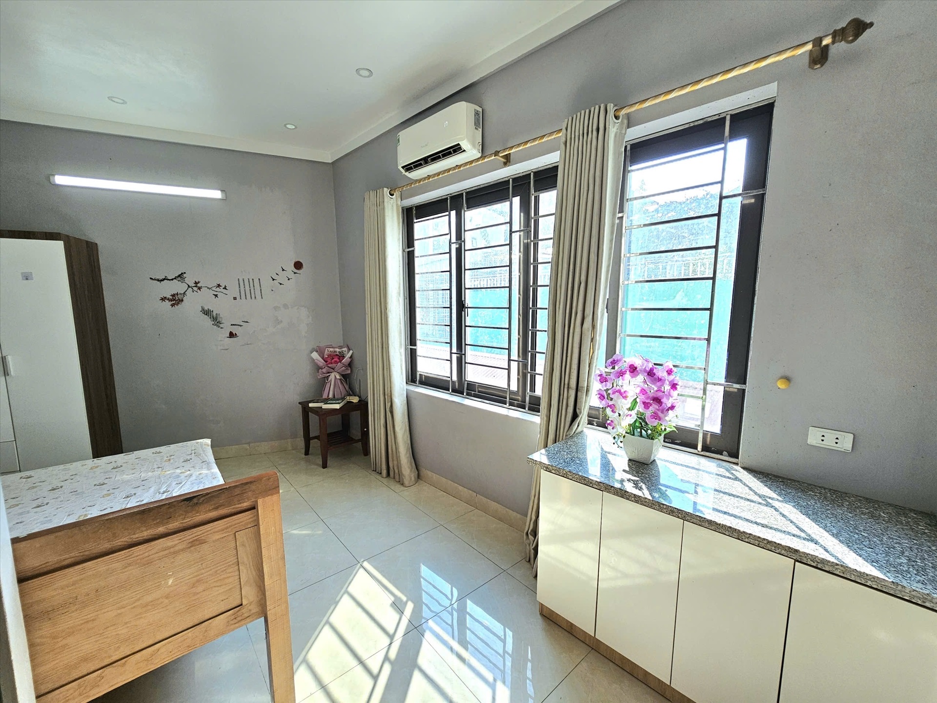 Phòng trọ Studio 25m2 tại Timehouse 4 Mỹ Đình - Nam Từ Liêm - Phòng bếp