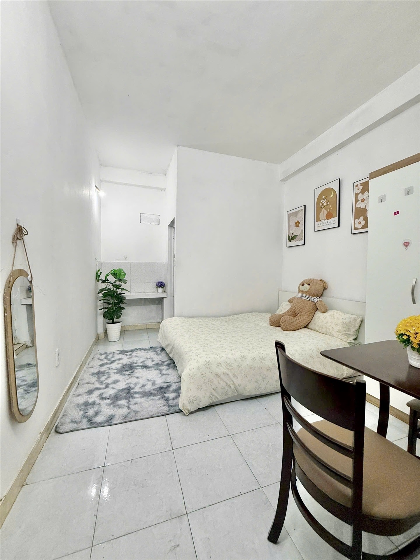 Phòng trọ Studio 19m2 tại Time House 1 Chính Kinh - Thanh Xuân - Phòng ngủ