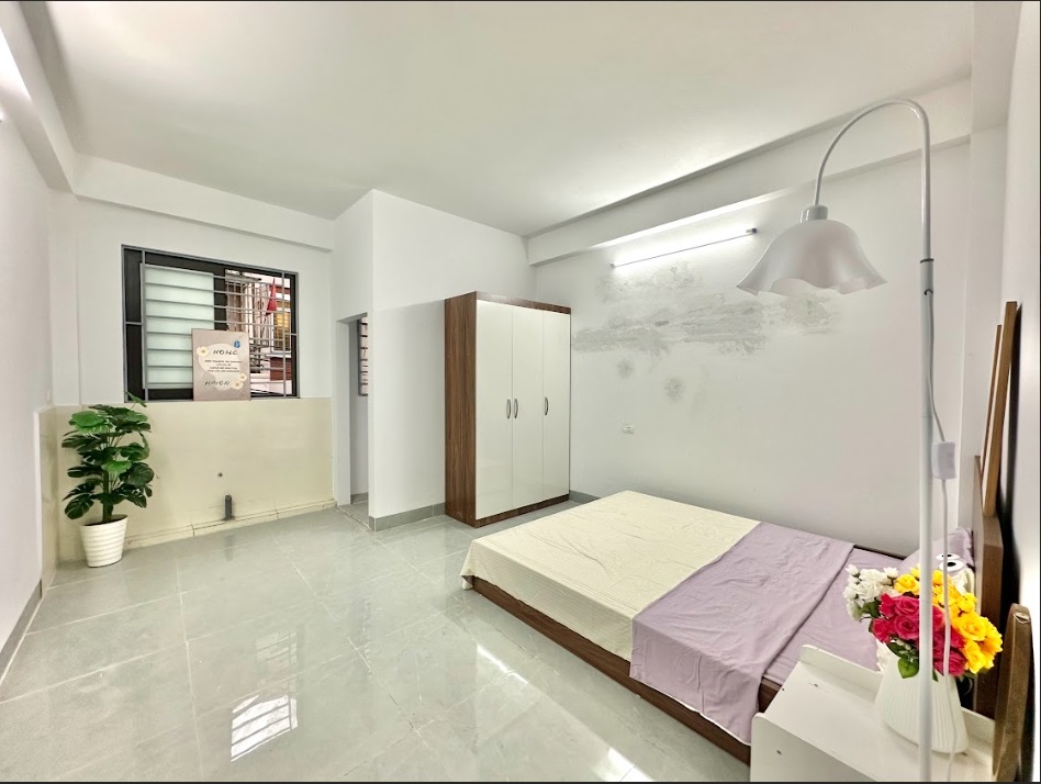 Phòng trọ Studio 25m2 tại Time House 3 Cổ Nhuế - Bắc Từ Liêm - Phòng ngủ