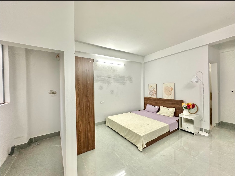 Phòng trọ Studio 25m2 tại Time House 3 Cổ Nhuế - Bắc Từ Liêm - Phòng ngủ
