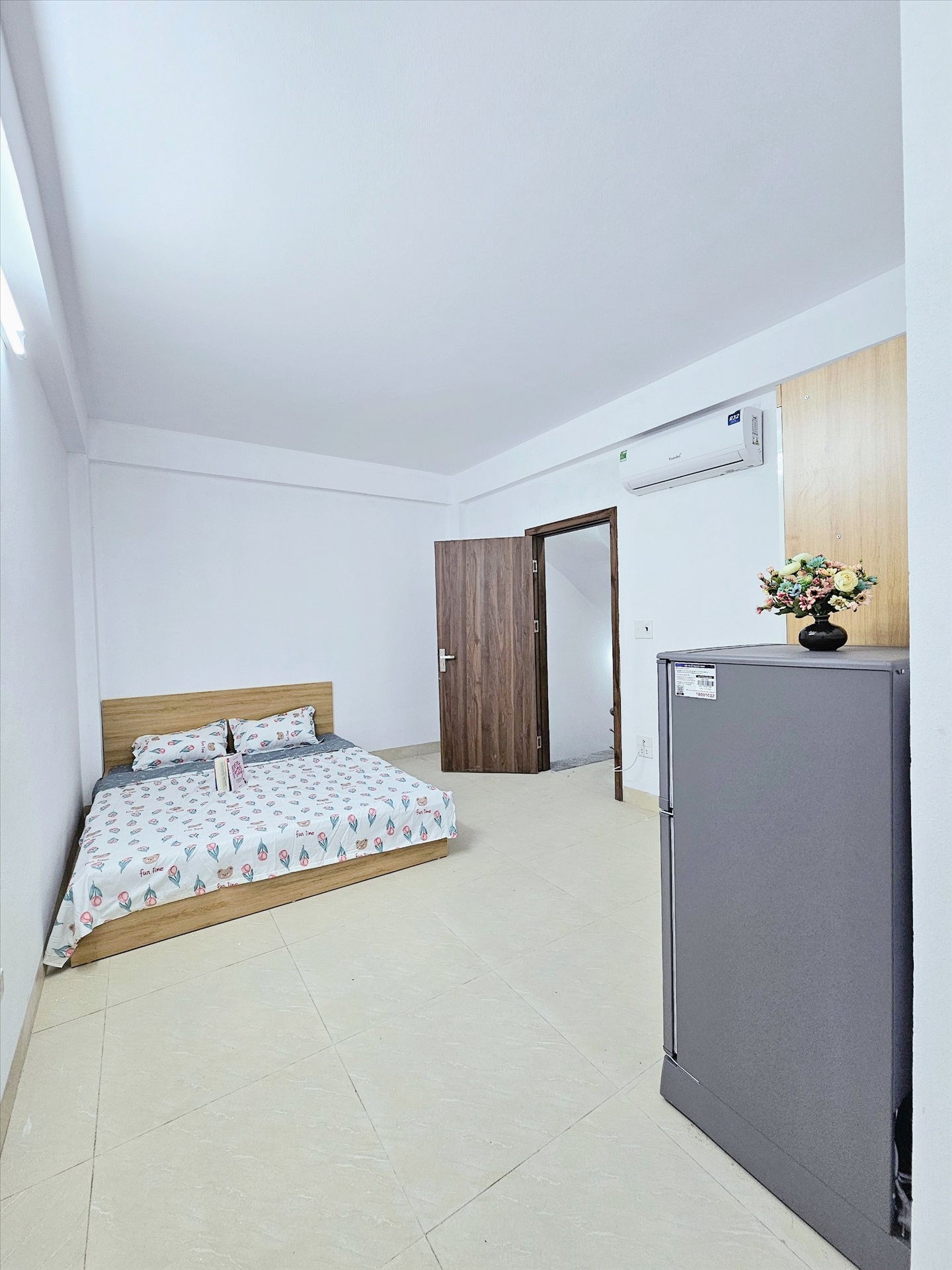 Phòng trọ Studio 26m2 tại Time House 5 Cổ Nhuế - Bắc Từ Liêm - Phòng ngủ