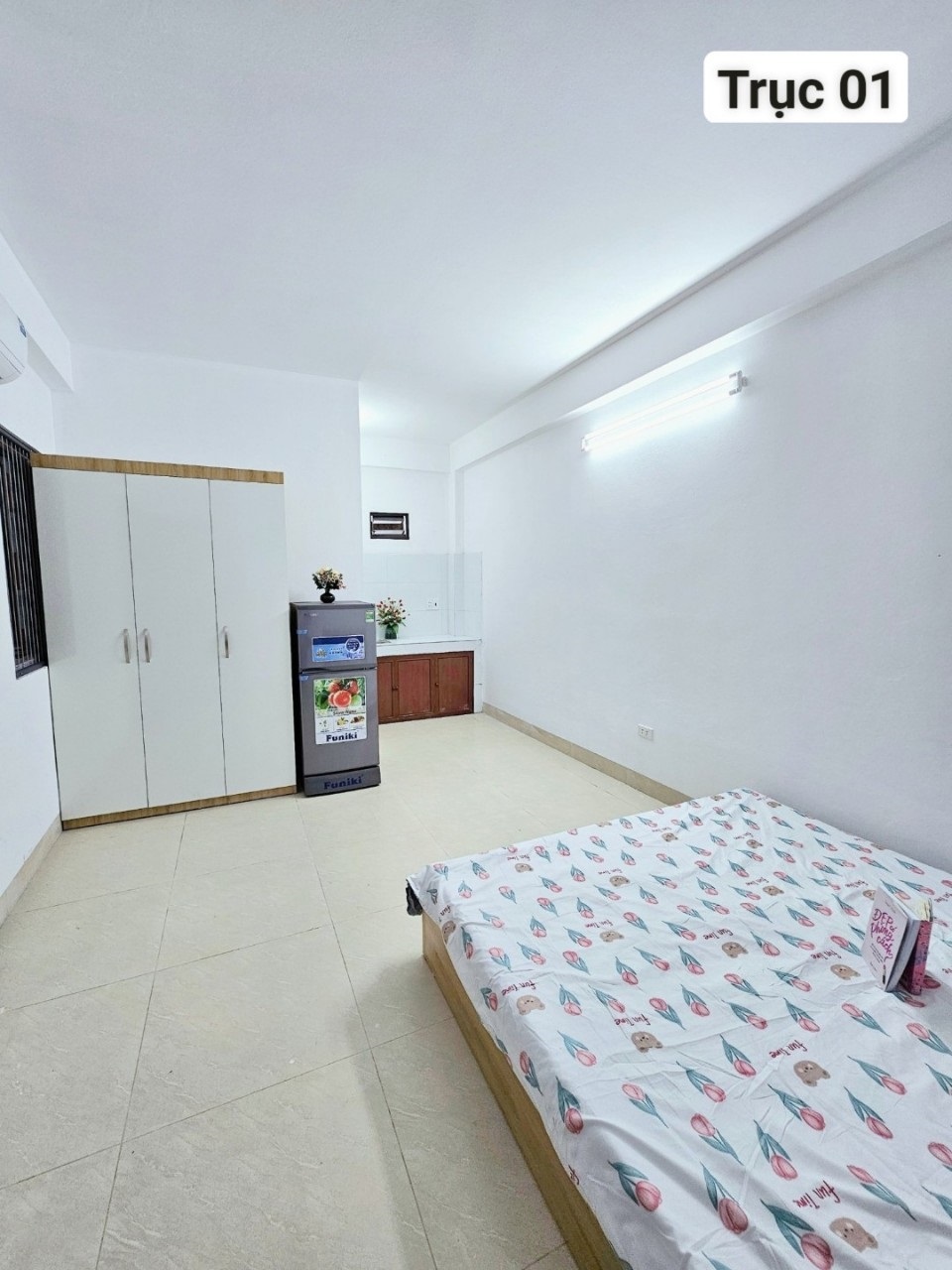 Phòng trọ Studio 26m2 tại Time House 5 Cổ Nhuế - Bắc Từ Liêm - Phòng bếp