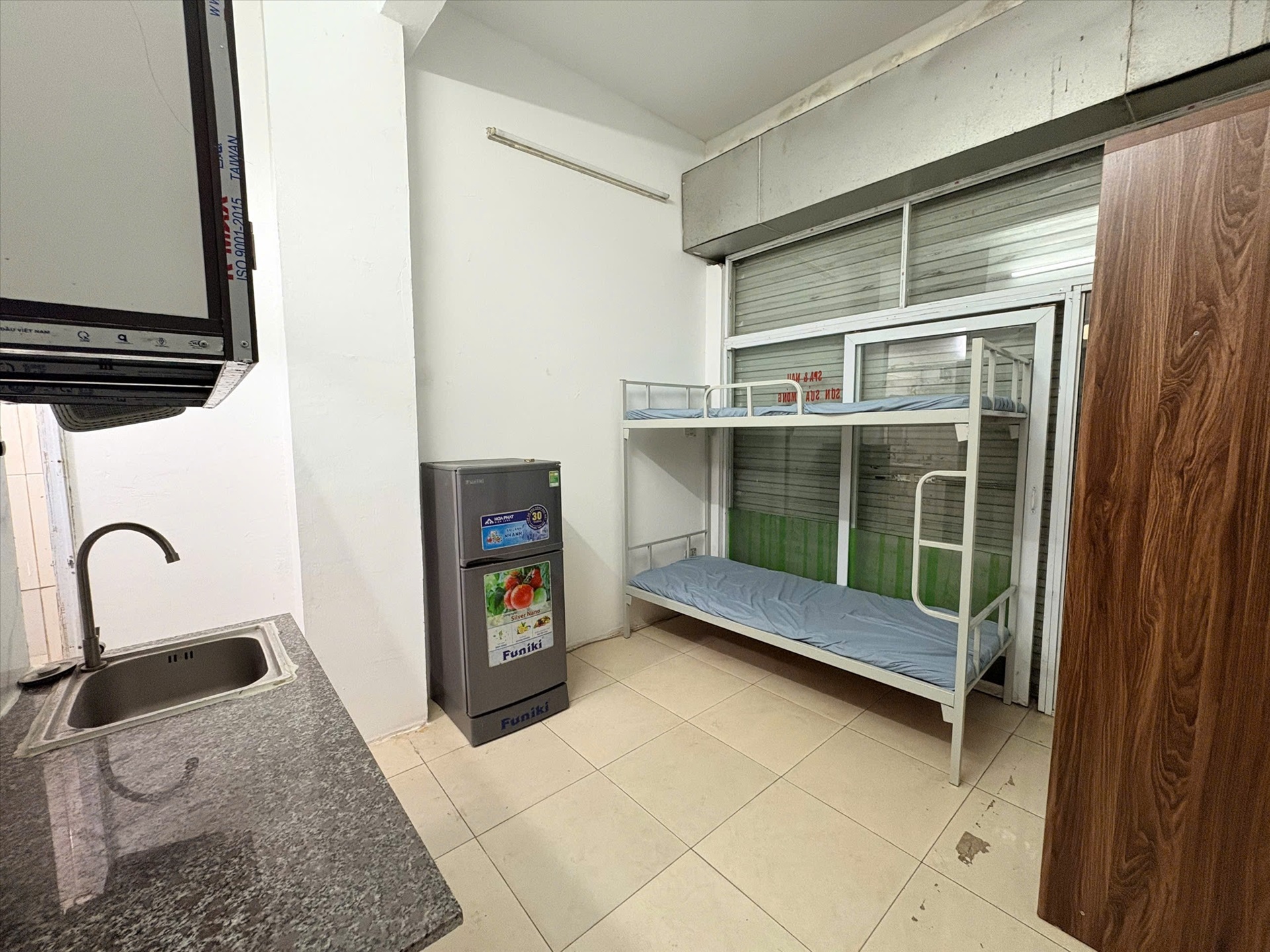 Phòng trọ Studio 25m2 tại Time House Chùa Láng - Đống Đa - Phòng ngủ