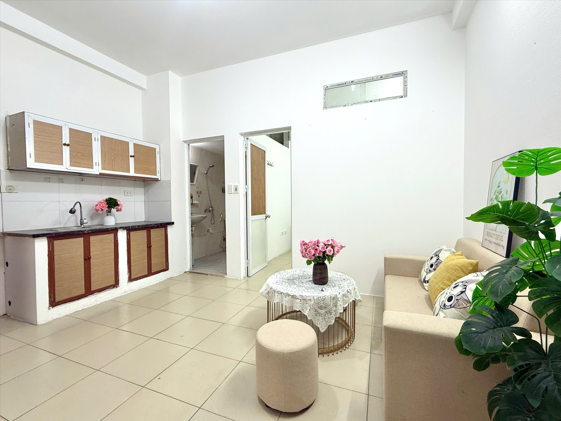 Phòng trọ 2 Phòng ngủ 40m2 tại Timehouse 3 Mỹ Đình - Nam Từ Liêm - Phòng khách