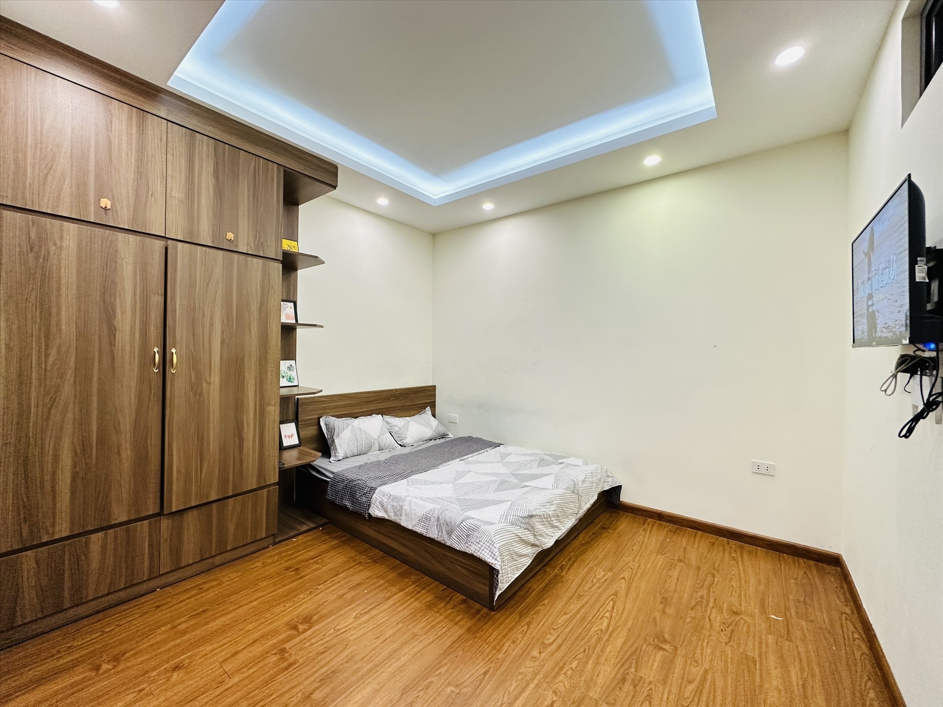 Phòng trọ Studio 20m2 tại NV Home Võ Chí Công - Cầu Giấy - Phòng ngủ