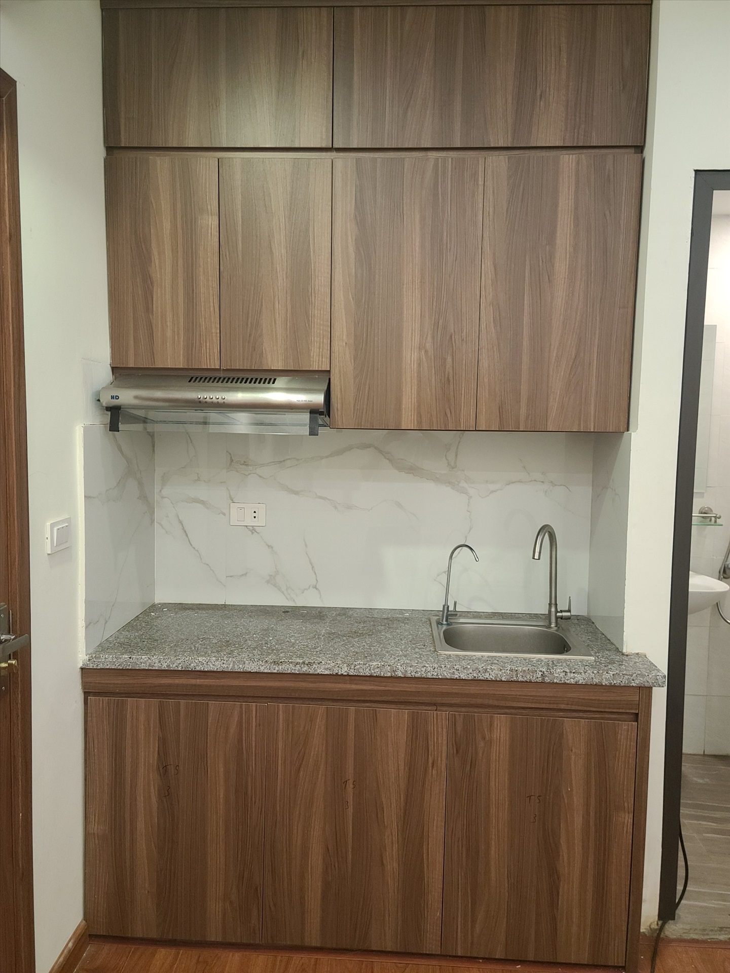 Phòng trọ Studio 20m2 tại NV Home Võ Chí Công - Cầu Giấy - Phòng bếp