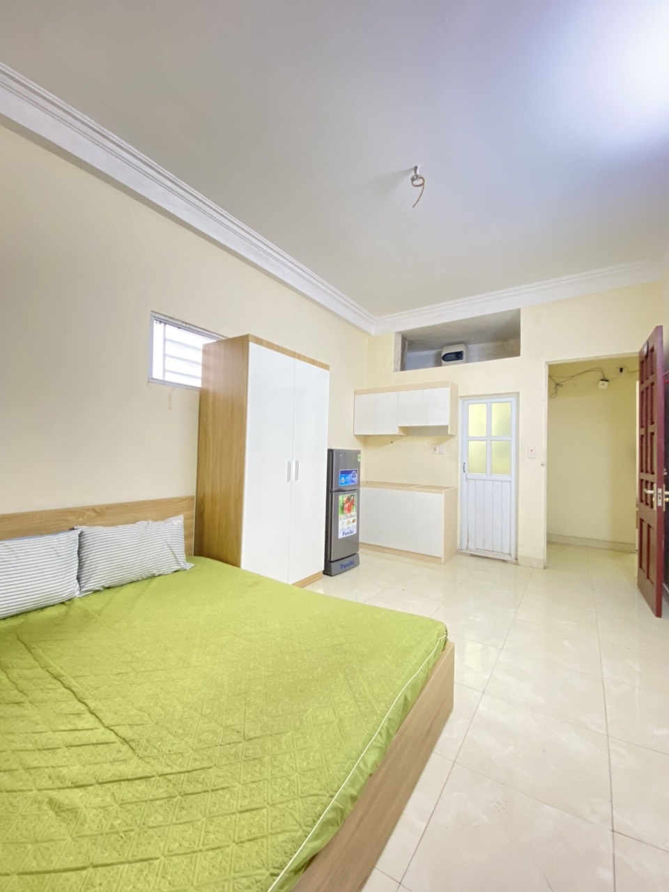 Phòng trọ Studio 22m2 tại 4PS Housing 3 Trần Khát Chân - Hai Bà Trưng - Phòng ngủ
