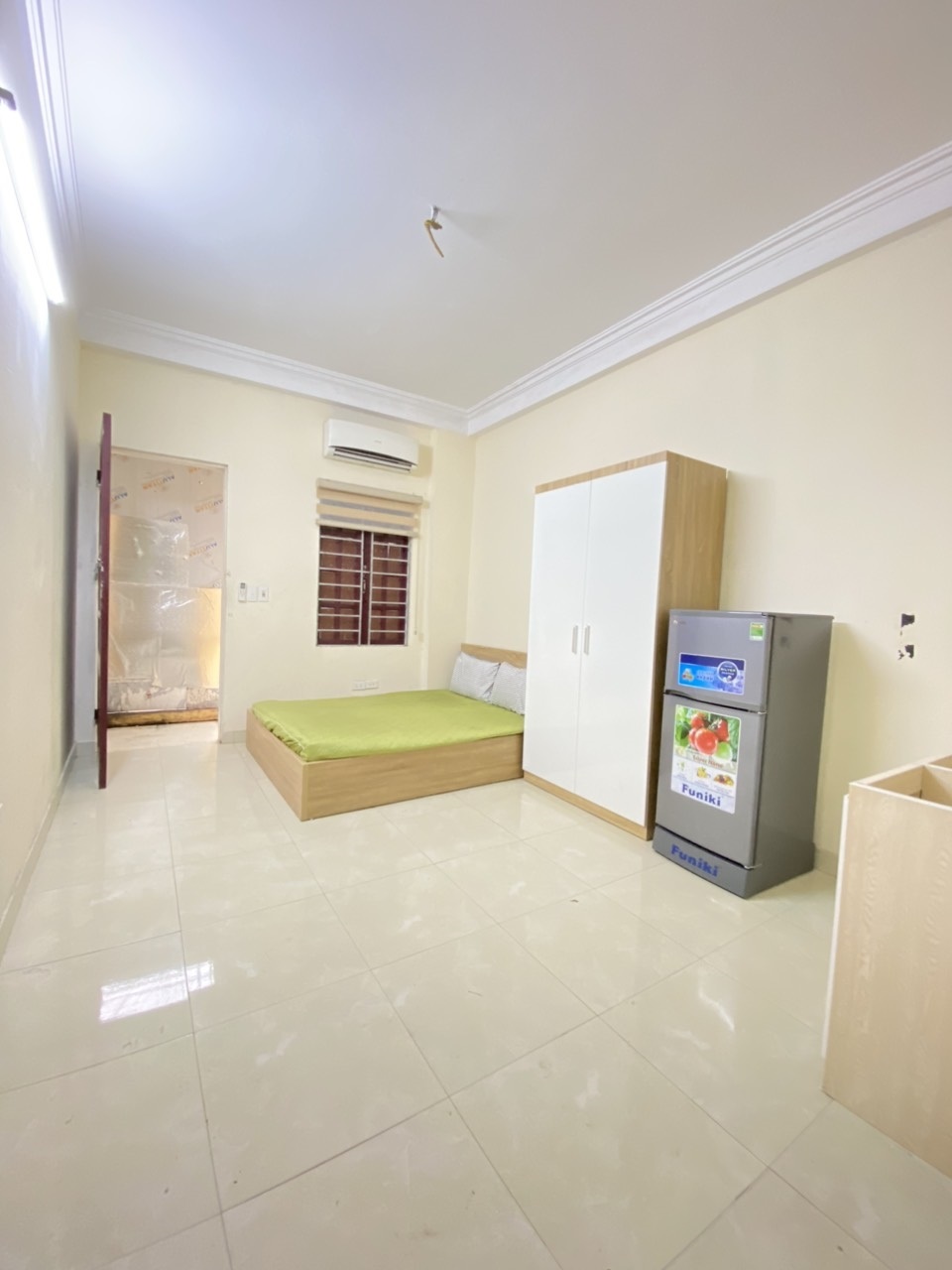 Phòng trọ Studio 22m2 tại 4PS Housing 3 Trần Khát Chân - Hai Bà Trưng - Phòng ngủ