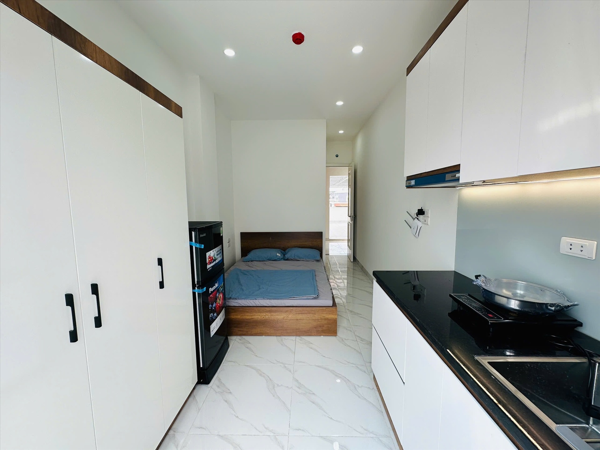 Phòng trọ Studio 25m2 tại HN Housing Nguyễn Khánh Toàn - Cầu Giấy - Phòng ngủ