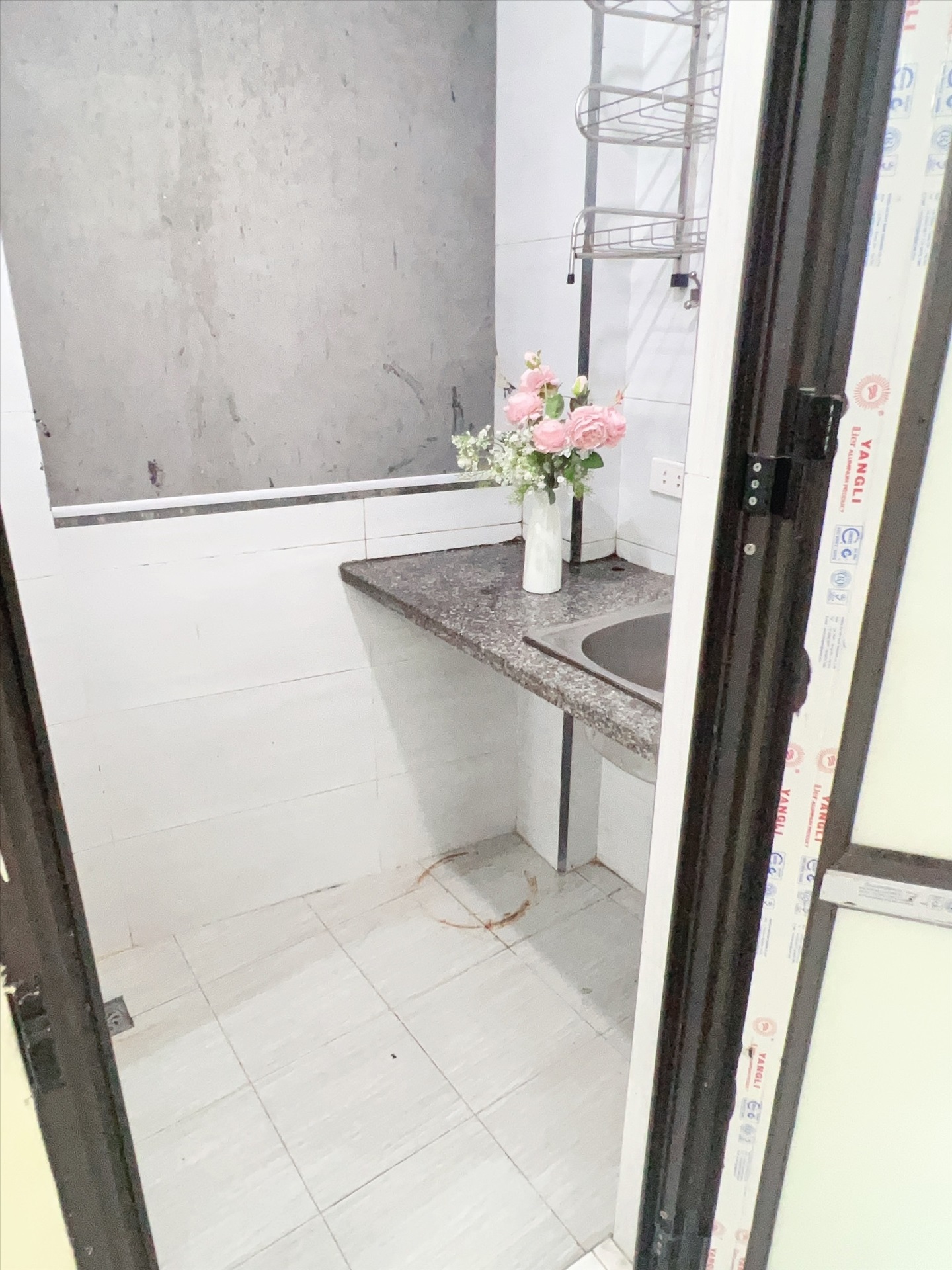 Phòng trọ Studio 28m2 tại HappyHomes Hồ Tùng Mậu - Cầu Giấy - Phòng bếp