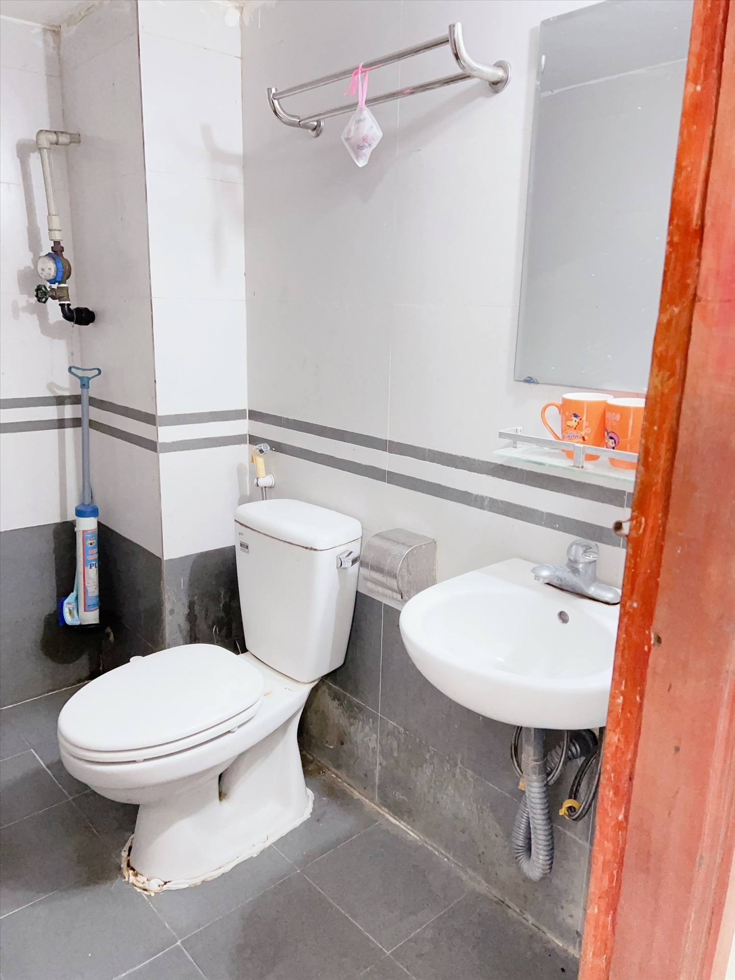 Phòng trọ Studio 28m2 tại HappyHomes 3 Doãn Kế Thiện - Cầu Giấy - Phòng tắm