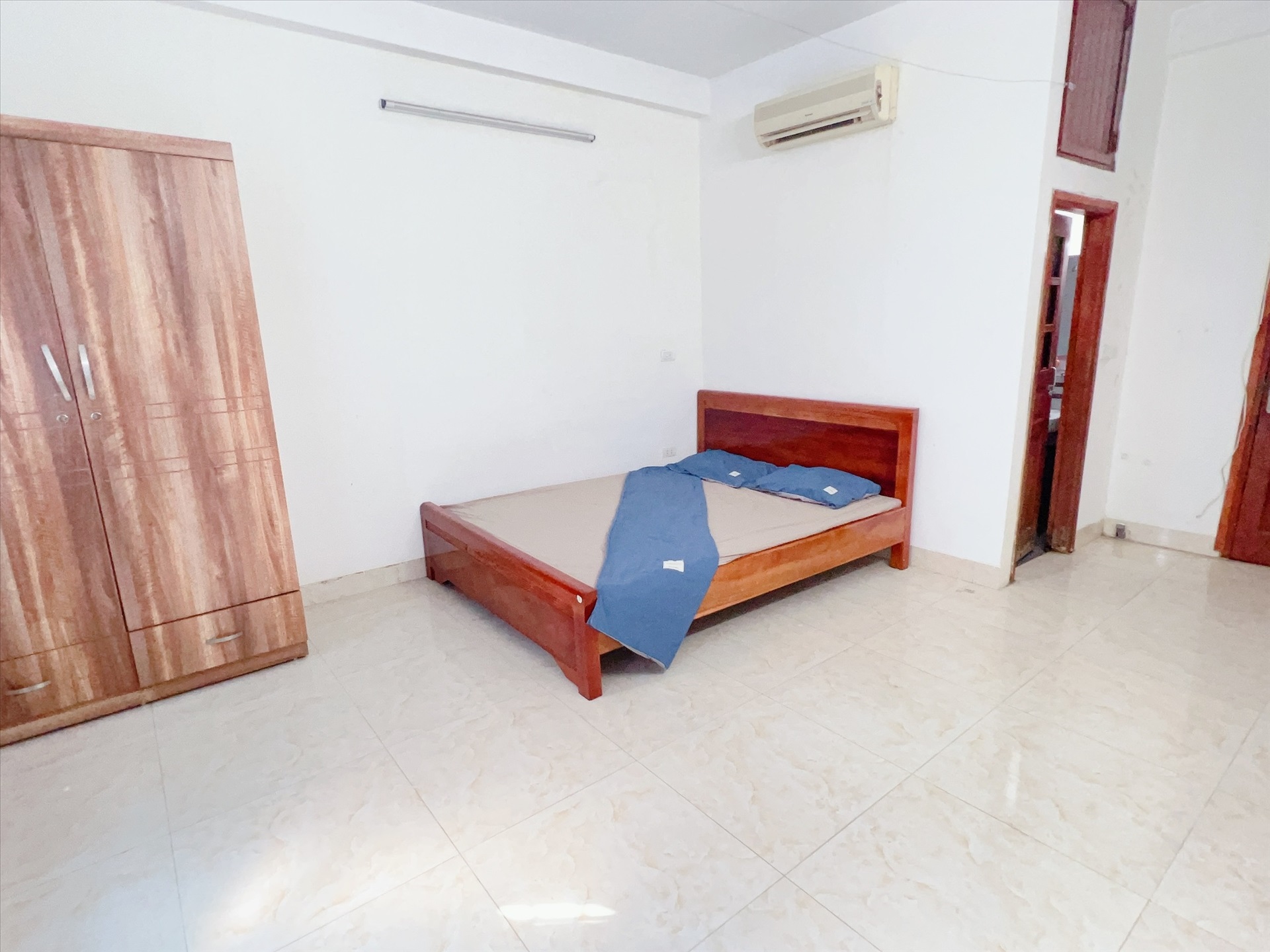 Phòng trọ Studio 28m2 tại HappyHomes 3 Doãn Kế Thiện - Cầu Giấy - Phòng ngủ