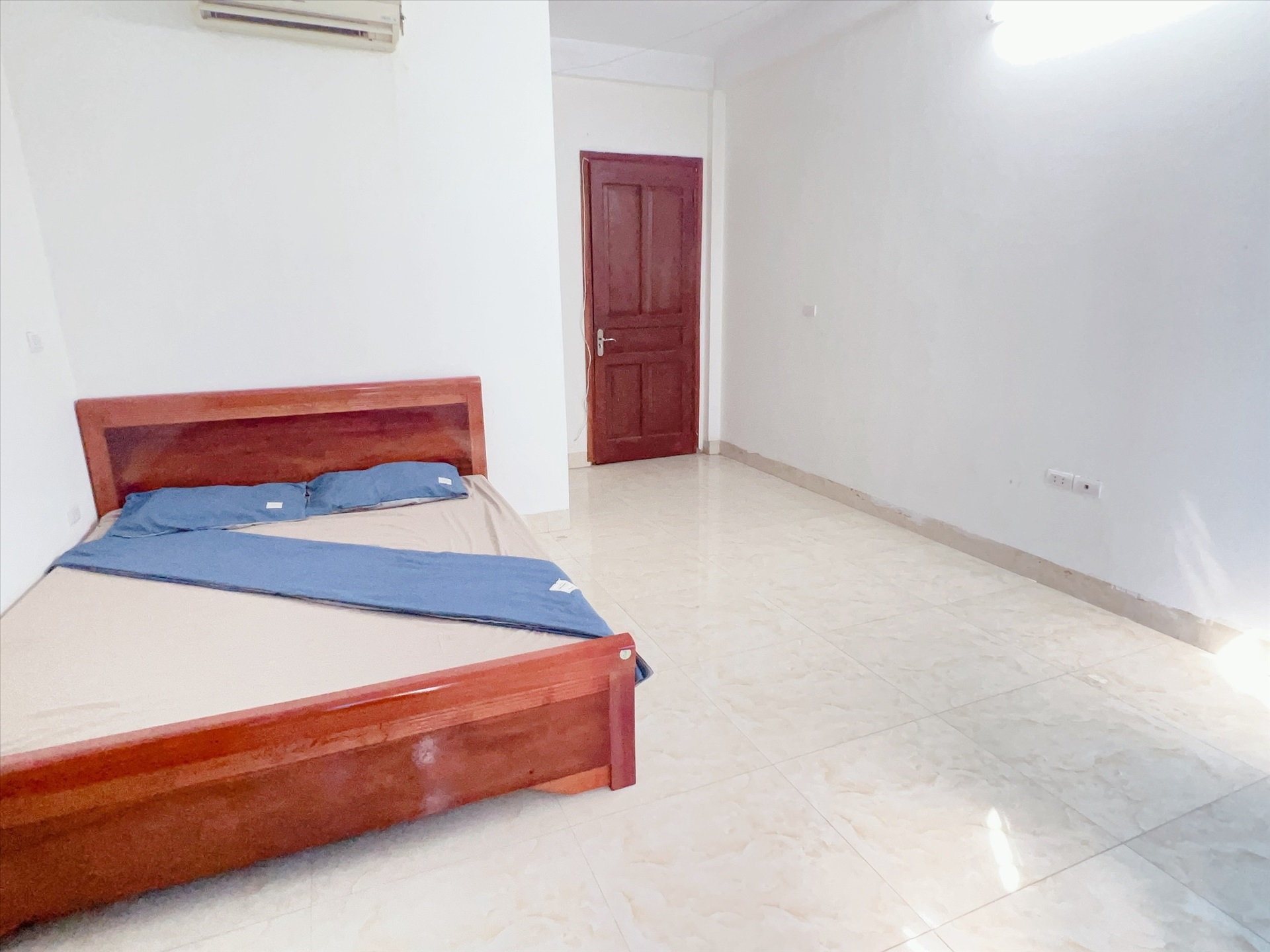 Phòng trọ Studio 28m2 tại HappyHomes 3 Doãn Kế Thiện - Cầu Giấy - Phòng ngủ