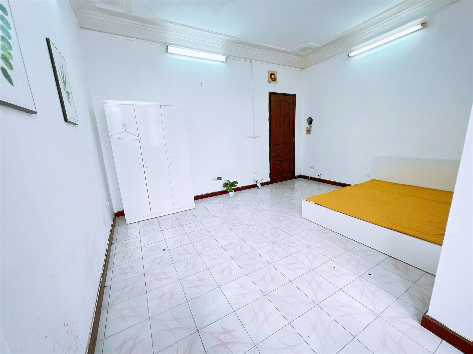 Phòng trọ Studio 28m2 tại HappyHomes Hàng Cháo - Đống Đa - Phòng ngủ