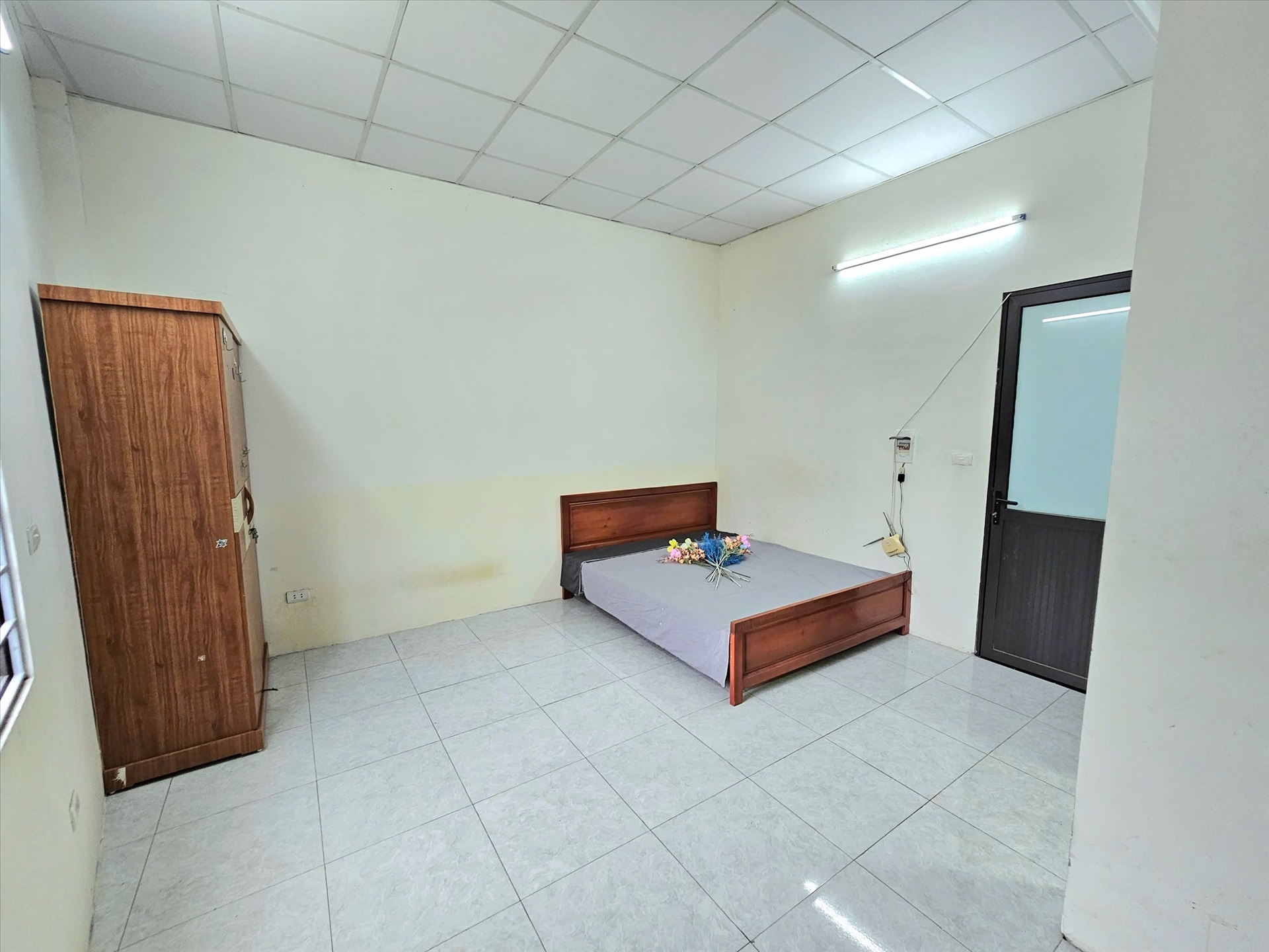 Phòng trọ Studio 28m2 tại Happy Homes 2 Mỹ Đình - Nam Từ Liêm - Phòng ngủ