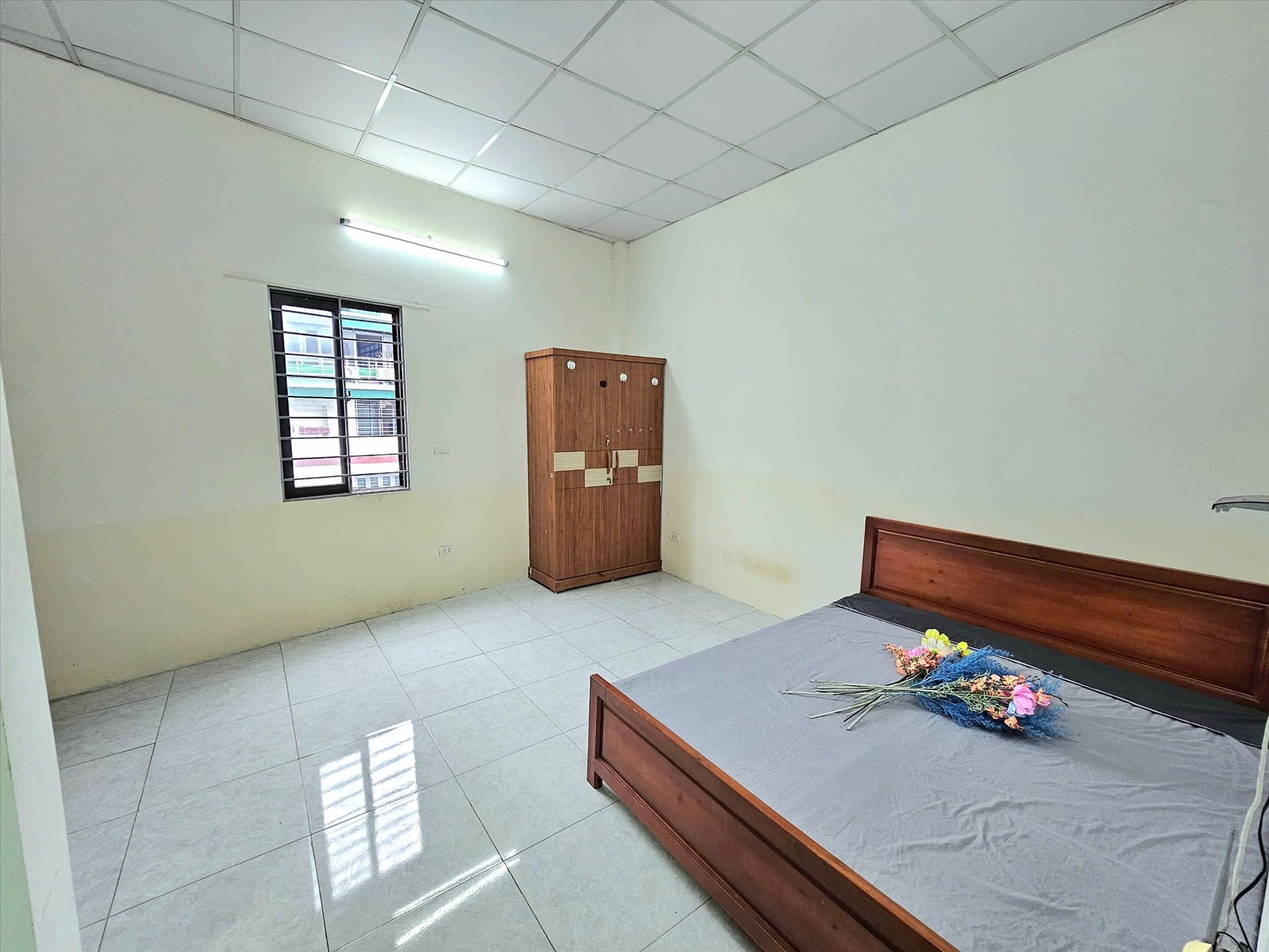 Phòng trọ Studio 28m2 tại Happy Homes 2 Mỹ Đình - Nam Từ Liêm - Phòng ngủ