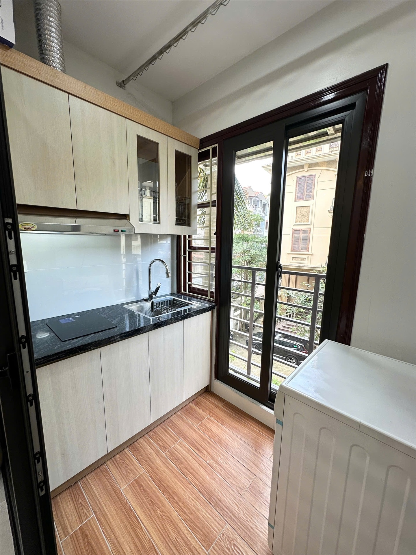 Phòng trọ Studio 30m2 tại GENZ Home Đội Cấn - Ba Đình - Phòng bếp