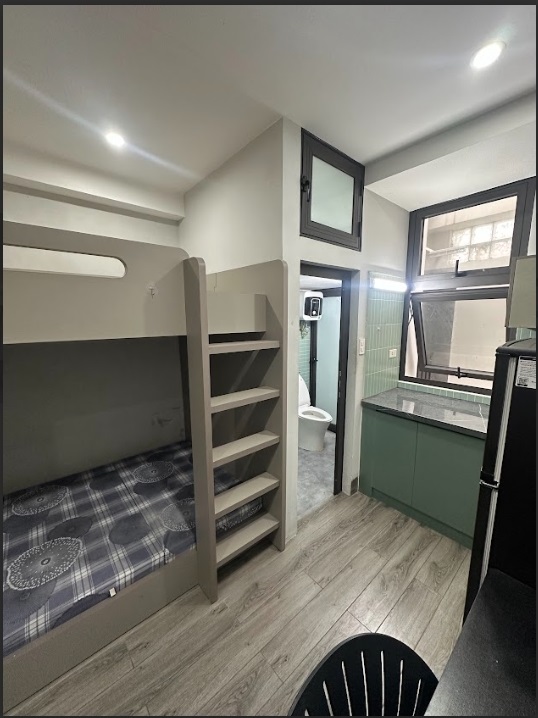 Phòng trọ Studio 22m2 tại GH Home Chùa Láng - Đống Đa - Phòng ngủ