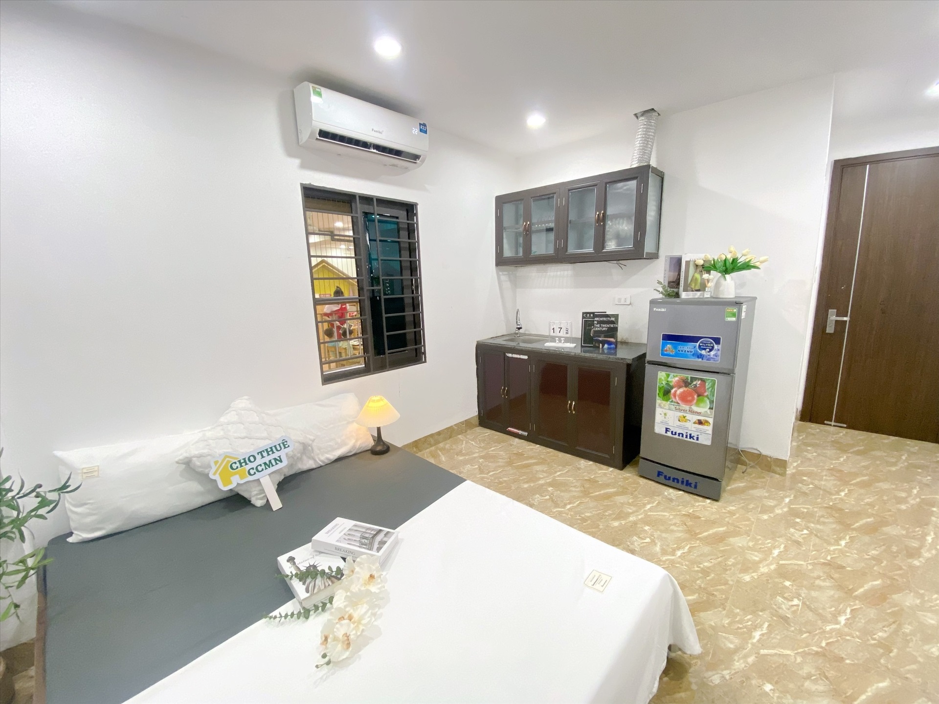 Phòng trọ Studio 35m2 tại Suha Home Mỹ Đình - Nam Từ Liêm - Phòng ngủ