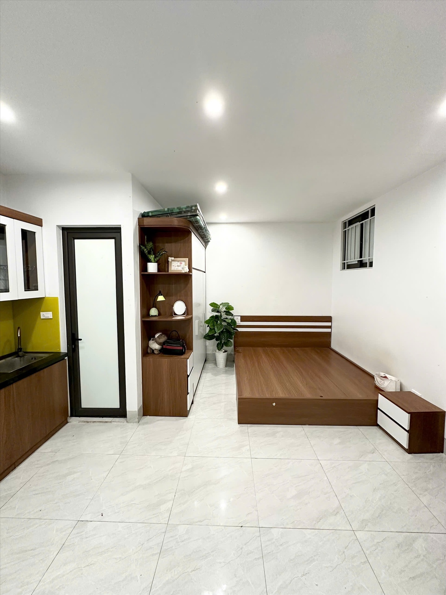 Phòng trọ Studio 20m2 tại GENZ Home Xuân Phương - Nam Từ Liêm - Phòng ngủ