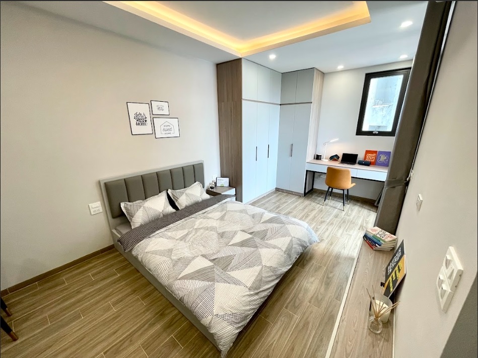 Phòng trọ Studio 38m2 tại Airstay 1 Lê Thanh Nghị - Hai Bà Trưng  - Phòng ngủ