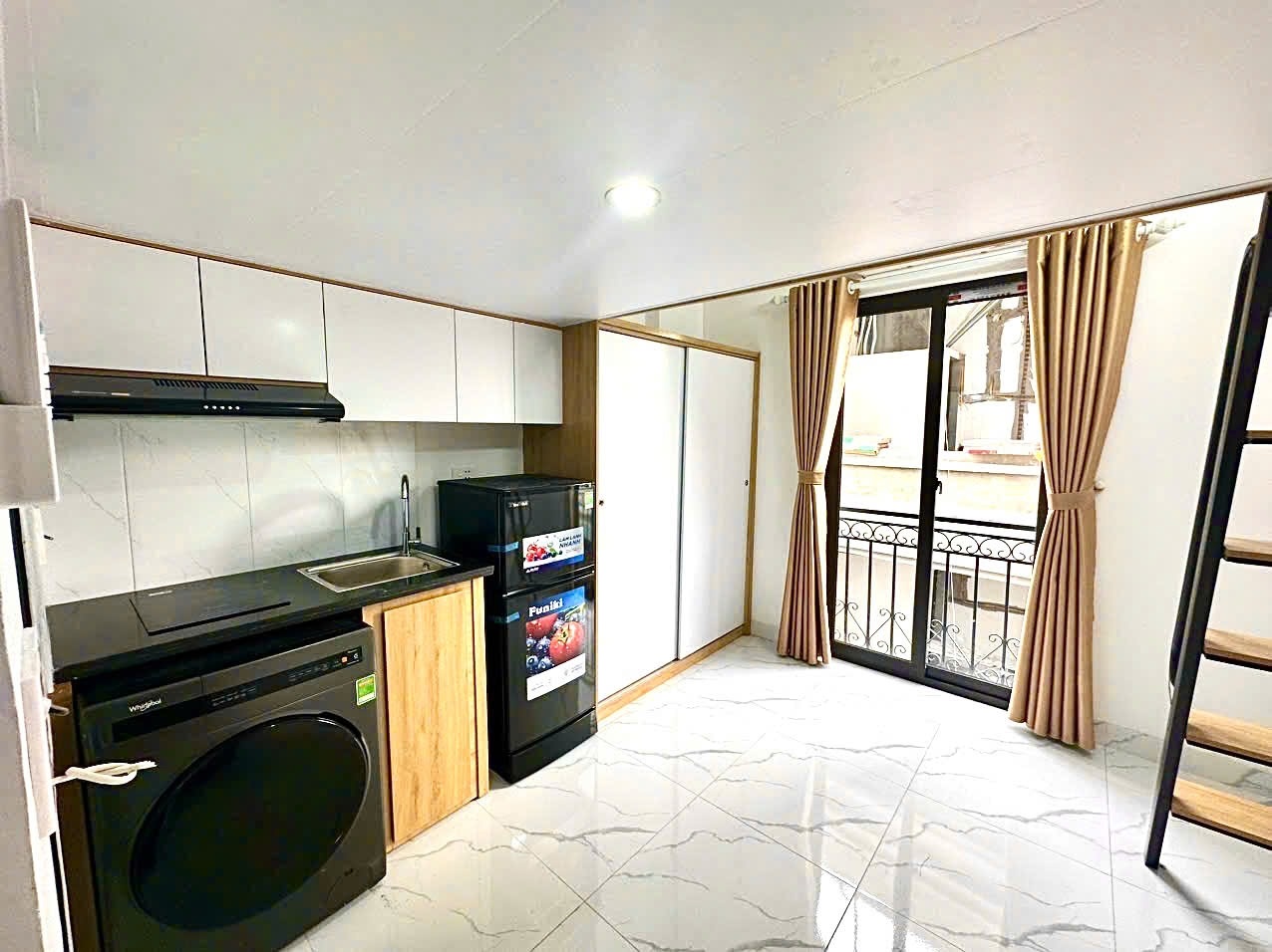 Phòng trọ Duplex 20m2 tại CT Housing Phú Mỹ - Nam Từ Liêm - Phòng bếp