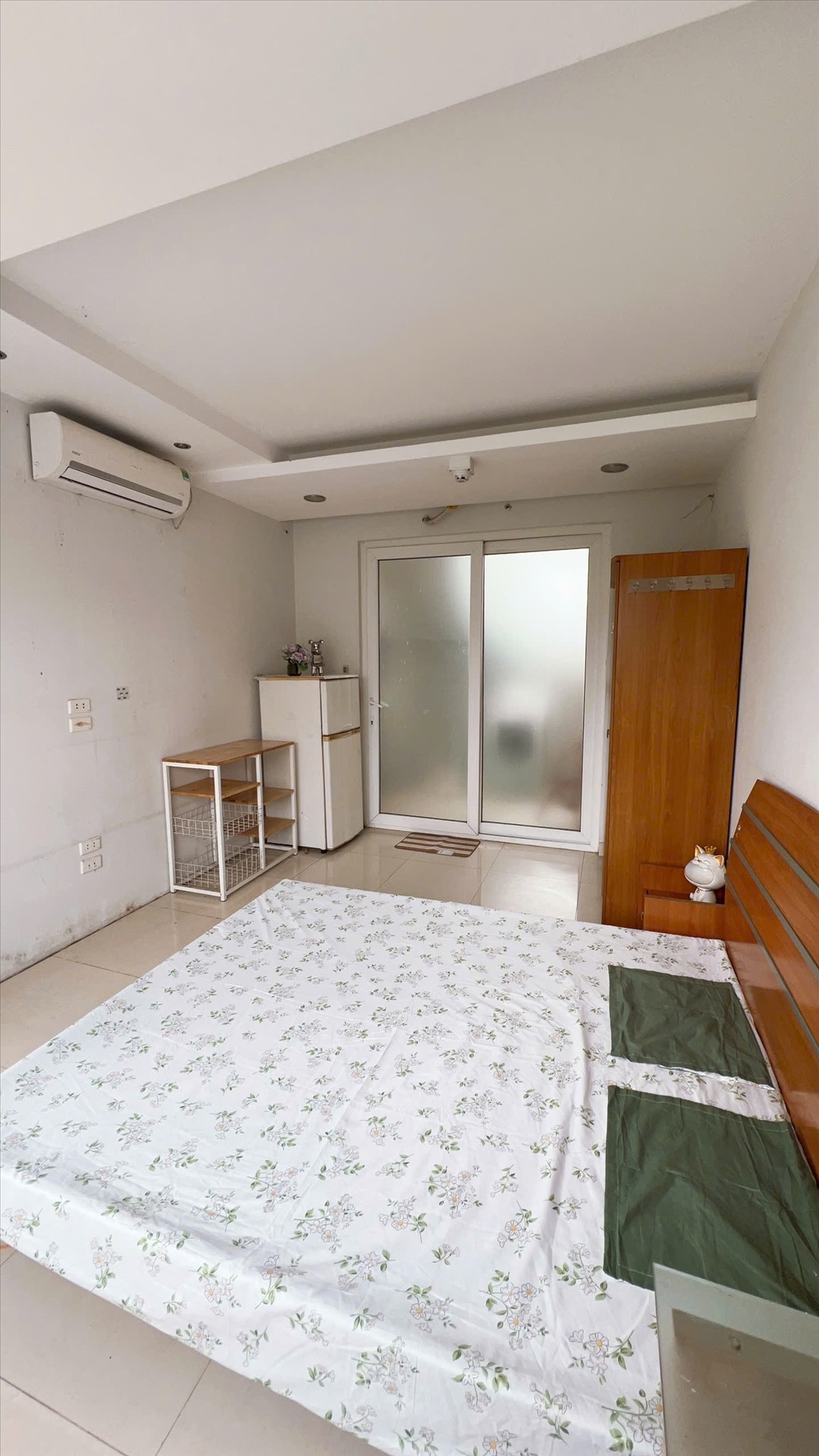 Phòng trọ Studio 25m2 tại QHOME Hạ Đình - Thanh Xuân - Phòng ngủ