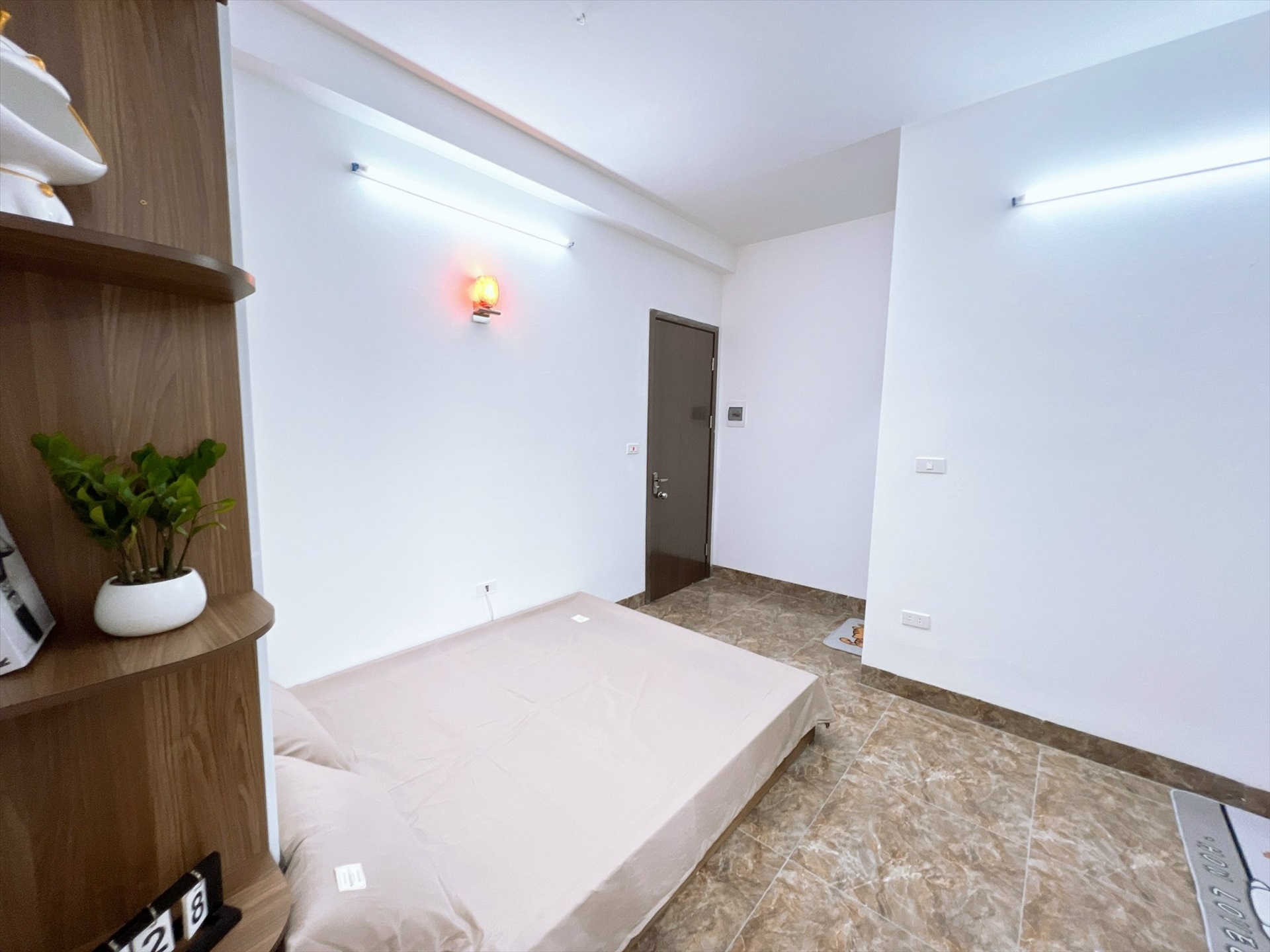 Phòng trọ Studio 22m2 tại QHOME Trung Kính - Cầu Giấy - Phòng ngủ