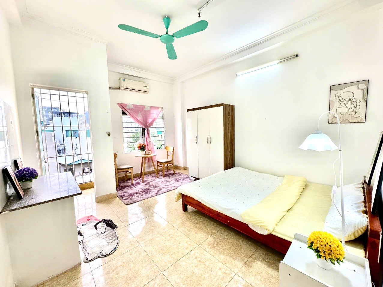 Phòng trọ Studio 25m2 tại Timehouse 2 Mỹ Đình - Nam Từ Liêm - Phòng ngủ