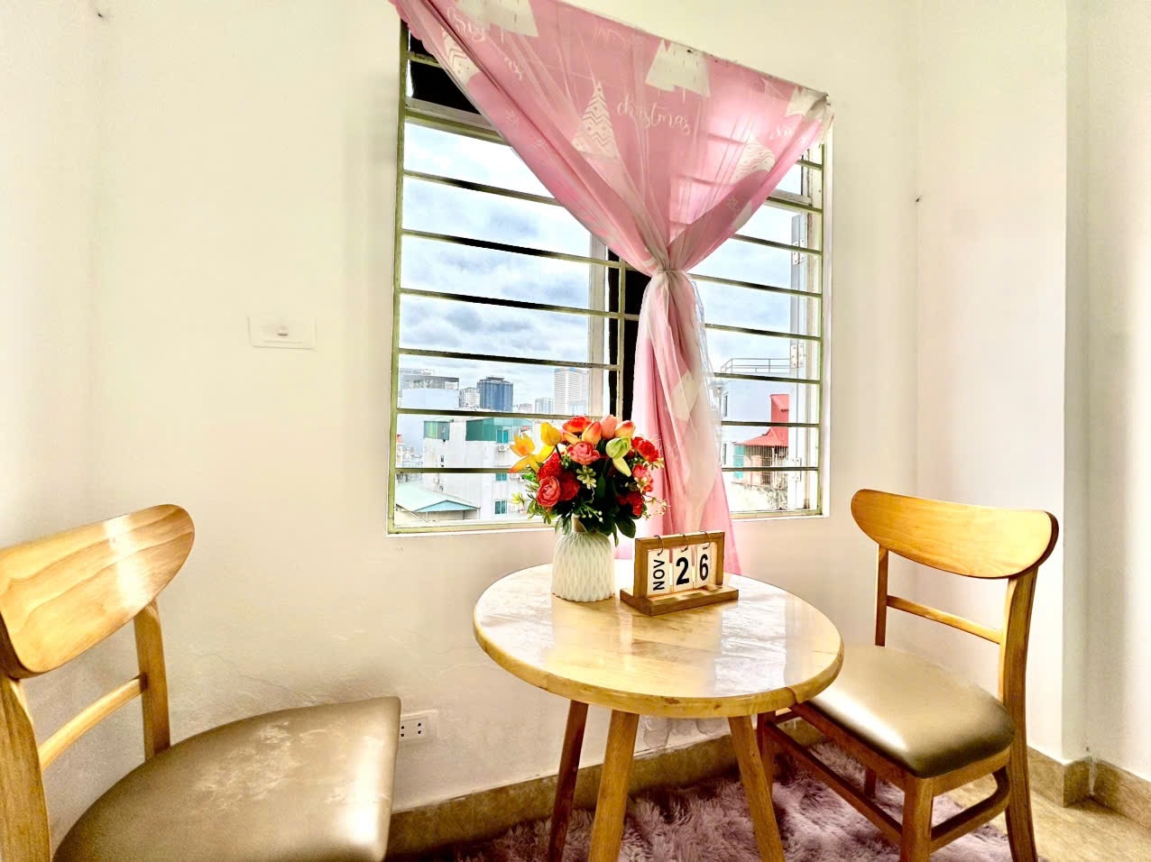 Phòng trọ Studio 25m2 tại Timehouse 2 Mỹ Đình - Nam Từ Liêm - Phòng khách